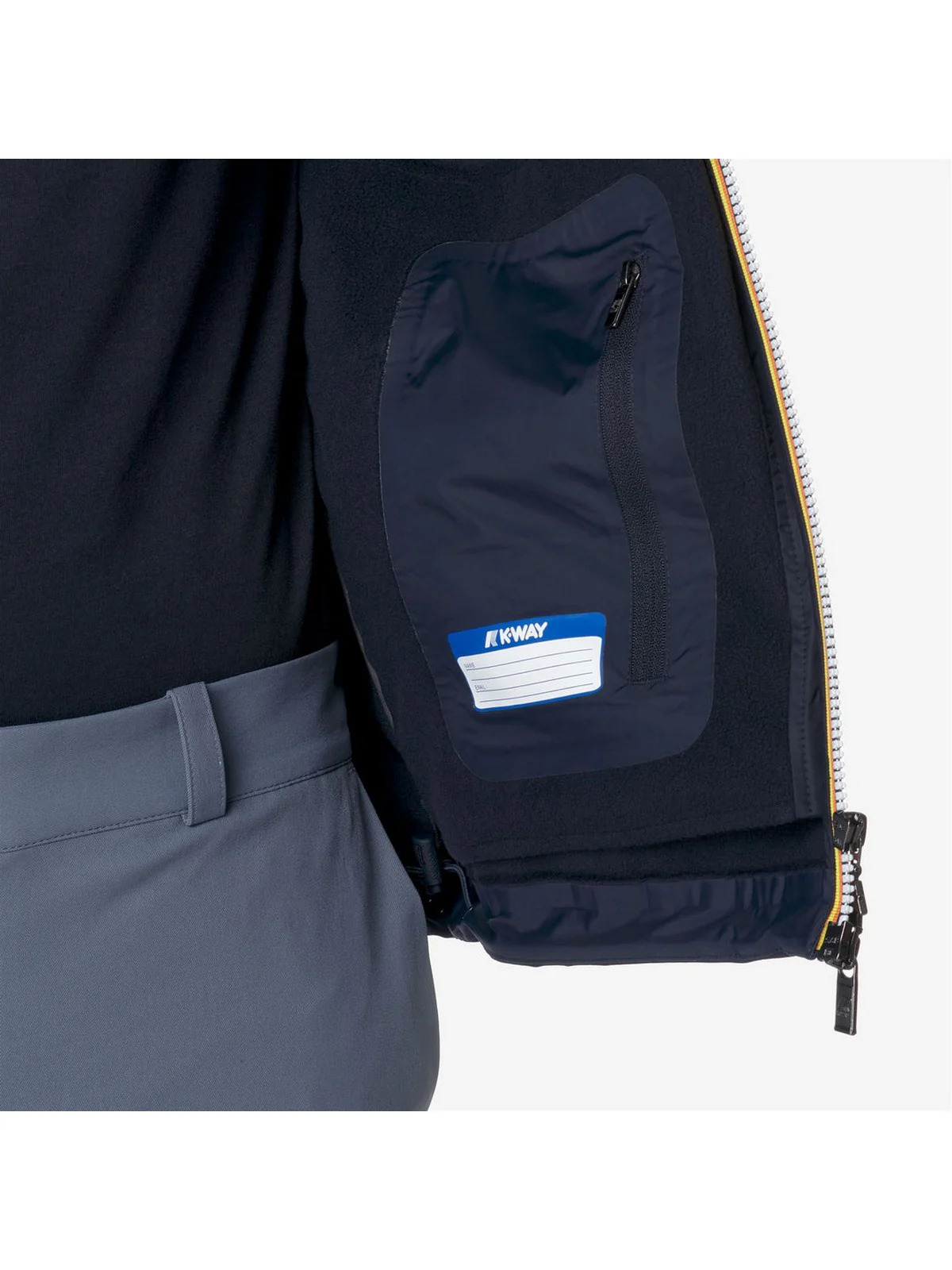 K-WAY Giubbino Uomo Jacko bonded K6131BW A2B BLUE DEPTH-BLUE DEPT - Image 2