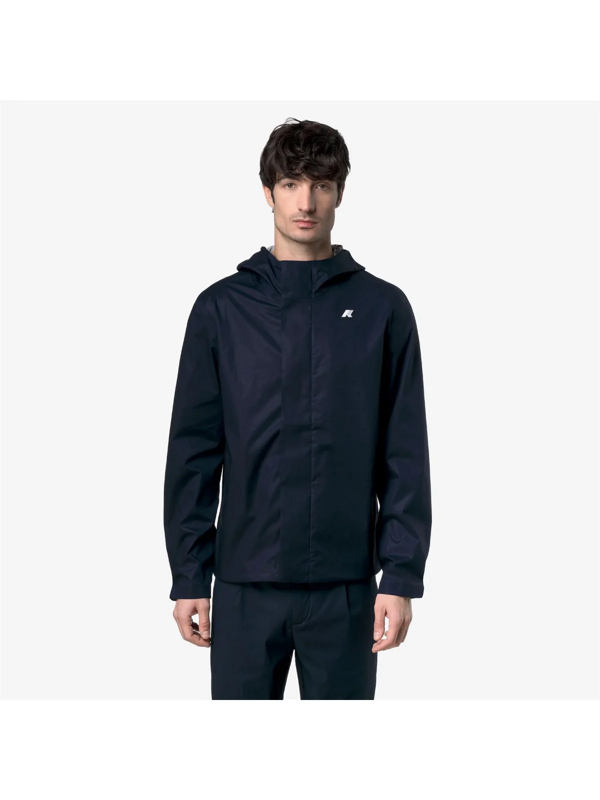 K-WAY Giubbino Uomo JACKO COTTON 3LAYERS K21344W K89 BLUE DEPTH - Image 4