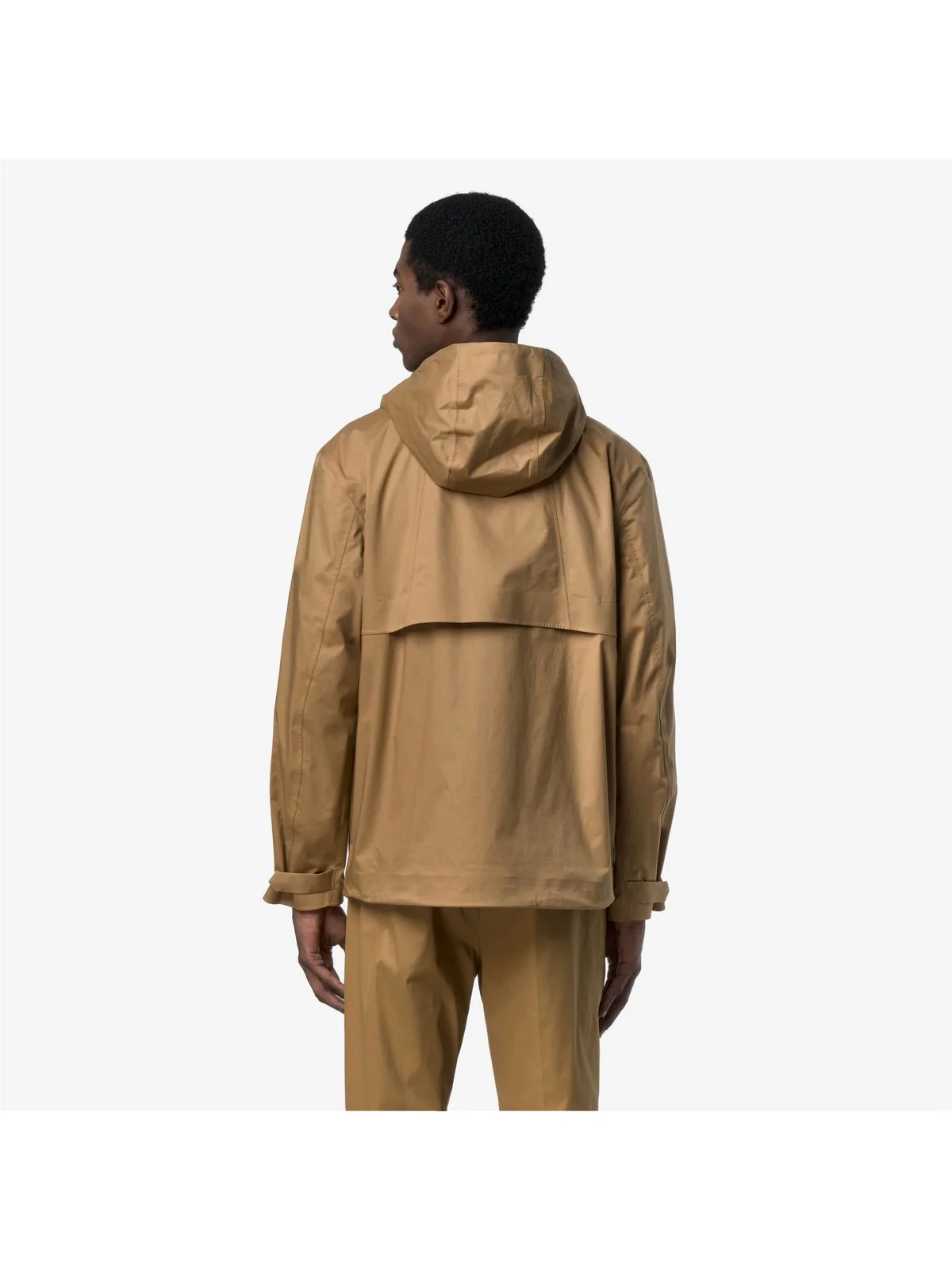 K-WAY Giubbino Uomo JACKO COTTON 3LAYERS K21344W V04 Brown Bistre - Image 2
