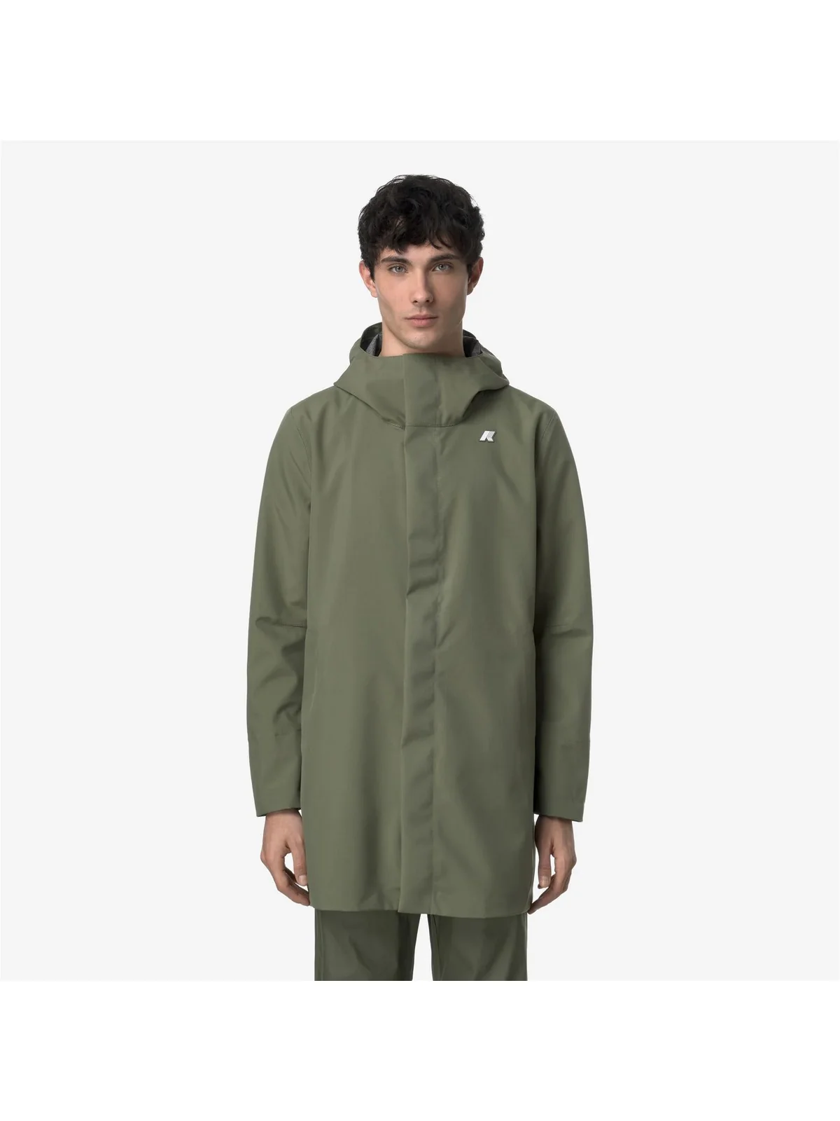 K-WAY Giubbino Uomo JACKO STRETCH 2L K7136SW V15 Green Lichen - Image 2