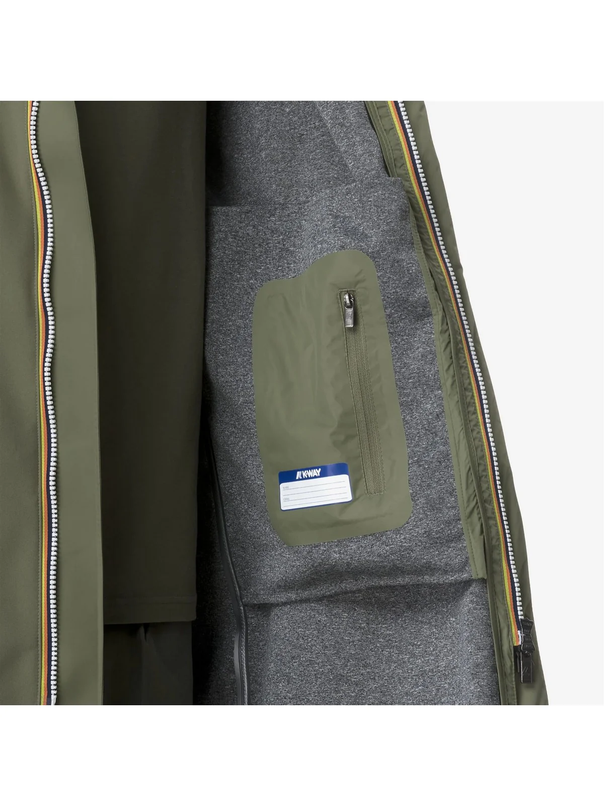 K-WAY Giubbino Uomo JACKO STRETCH 2L K7136SW V15 Green Lichen - Image 4