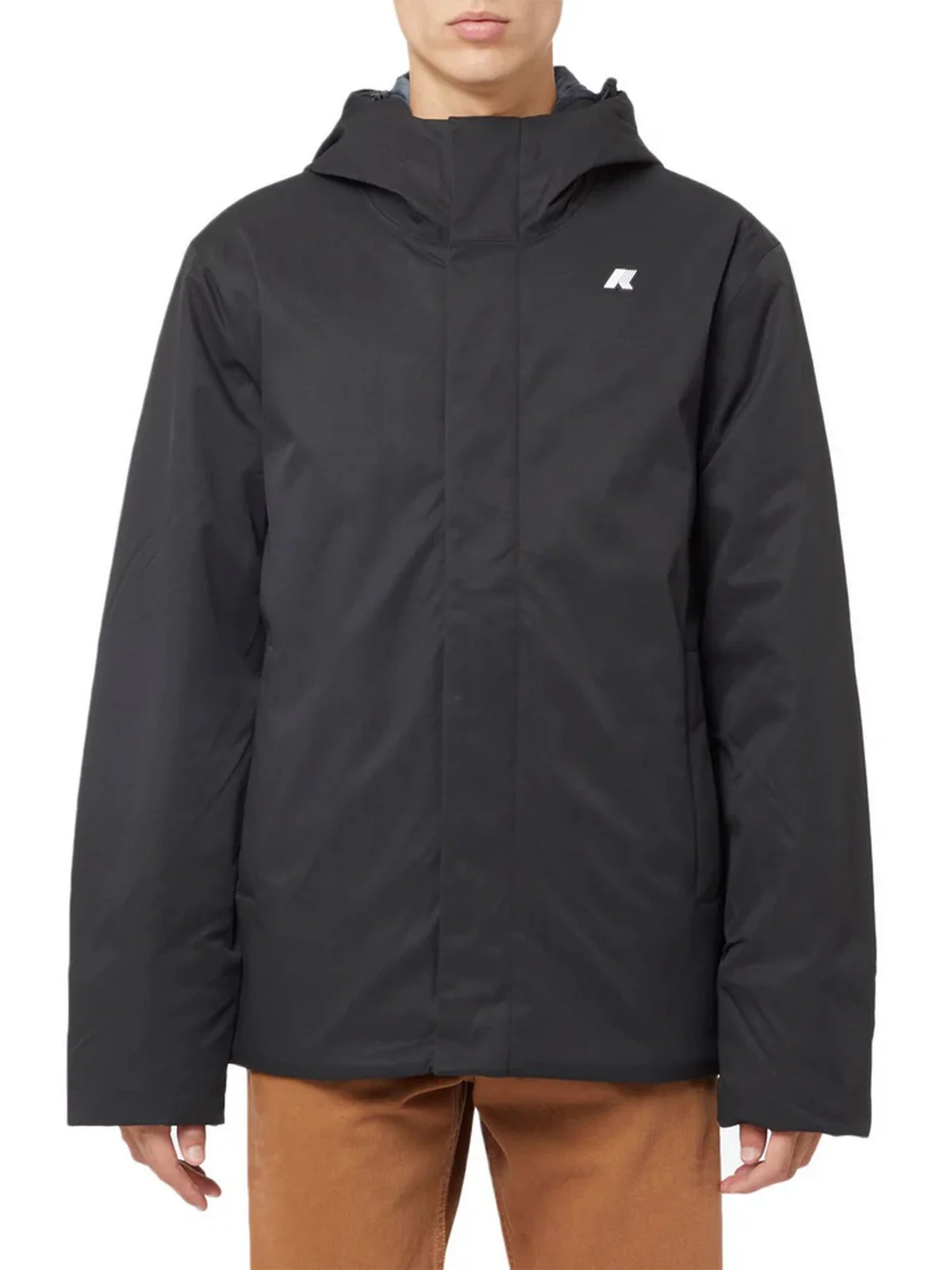 K-WAY Giubbino Uomo JACKO TWILL MARMOTTA K8133DW AL8 Nero - Image 2
