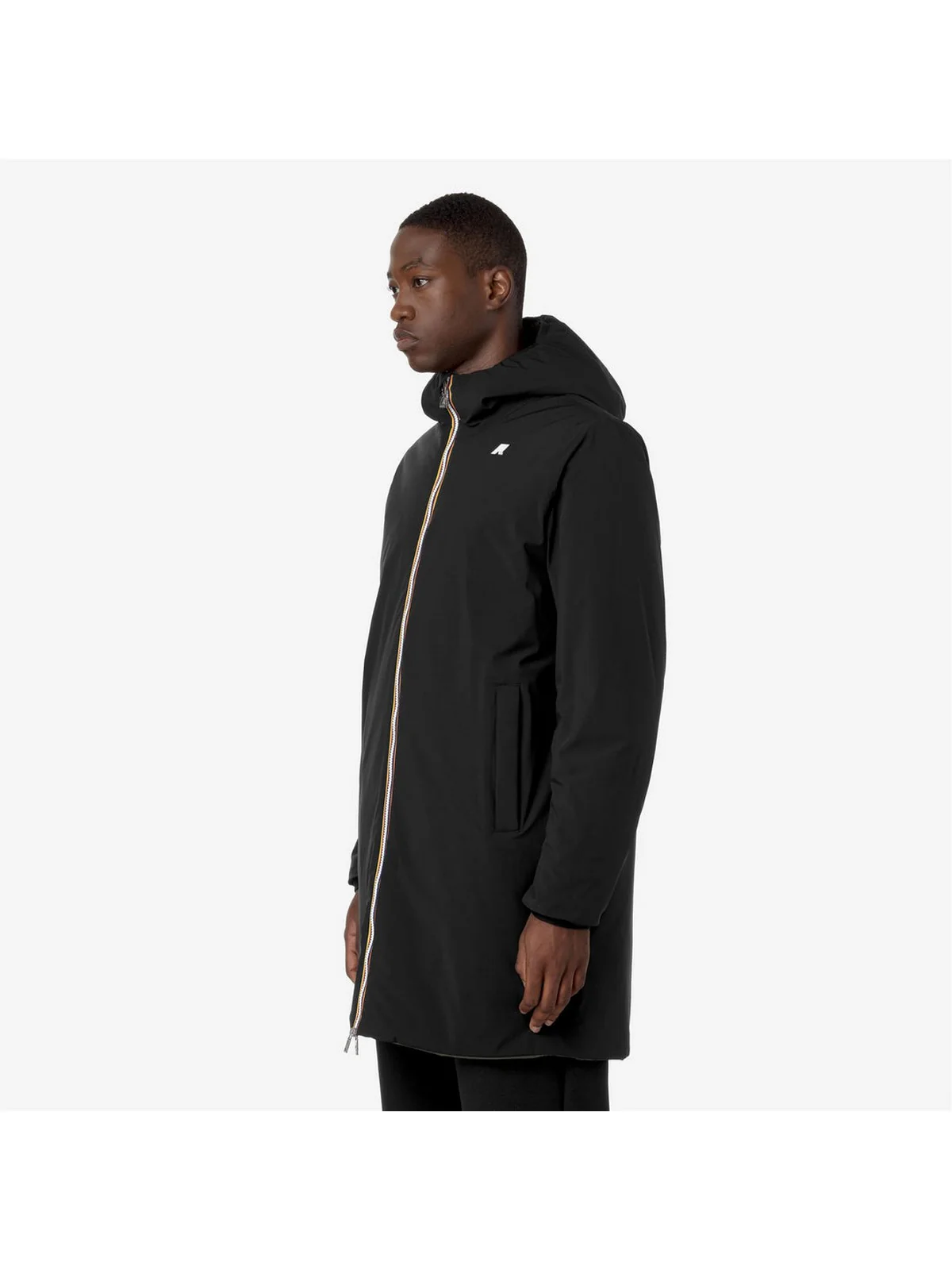 K-WAY Giubbino Uomo JACOB ST WARM DOUBLE K6128WW AH3 BLACK PURE - GREEN B - Image 5