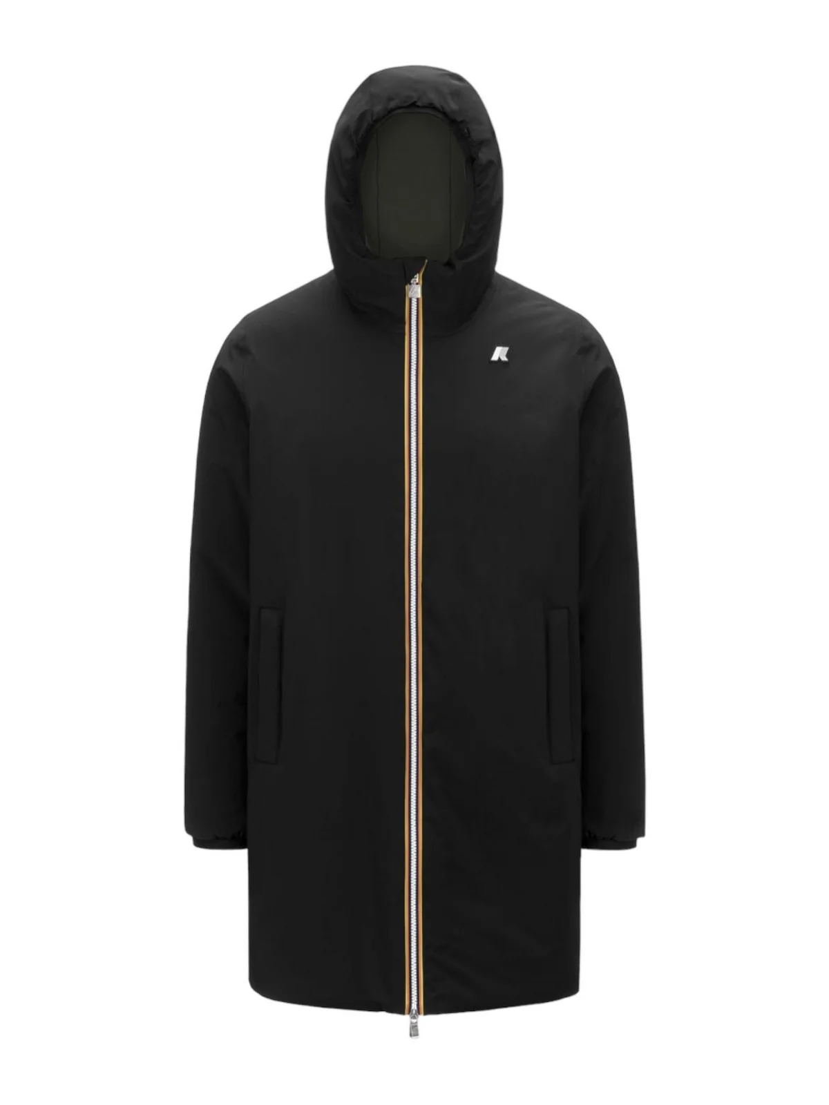 K-WAY Giubbino Uomo JACOB ST WARM DOUBLE K6128WW AH3 BLACK PURE - GREEN B - Image 7