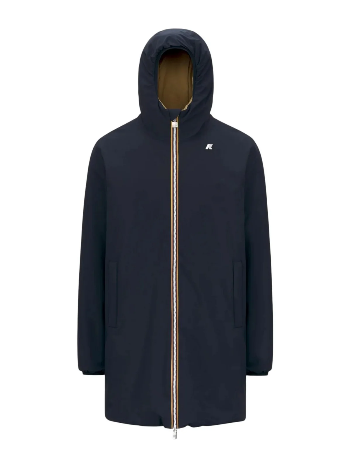 K-WAY Giubbino Uomo JACOB ST WARM DOUBLE K6128WW B2R Blue Depth - Beige S