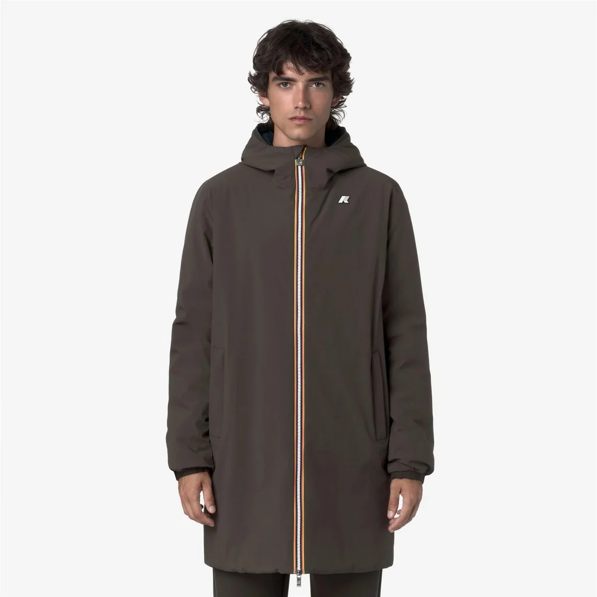 K-WAY Giubbino Uomo JACOB ST WARM DOUBLE K6128WW B3A Black Olive - Blue D - Image 5