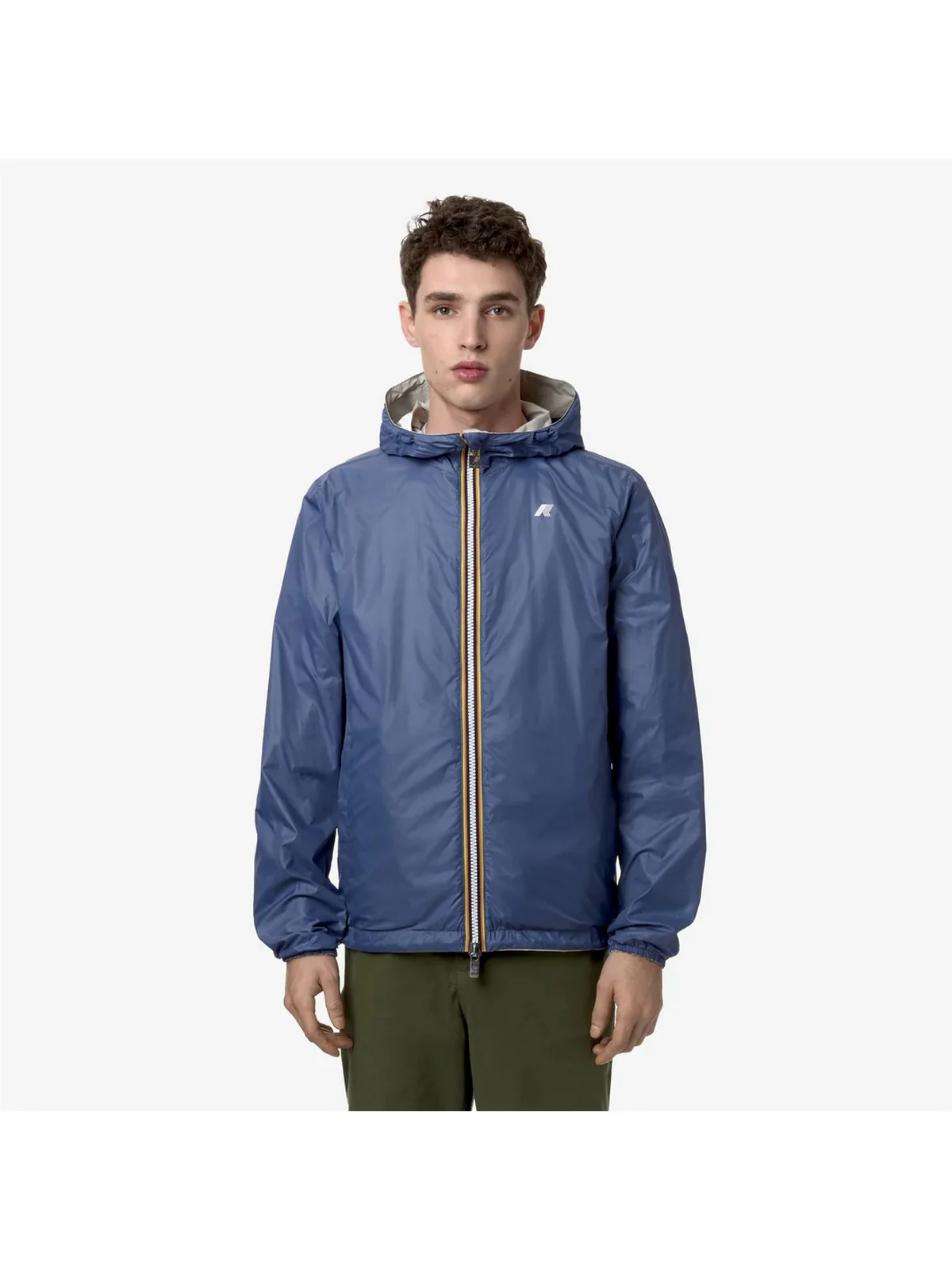 K-WAY Giubbino Uomo Jake Eco Plus Double K2124EW ANF Beige - Image 3
