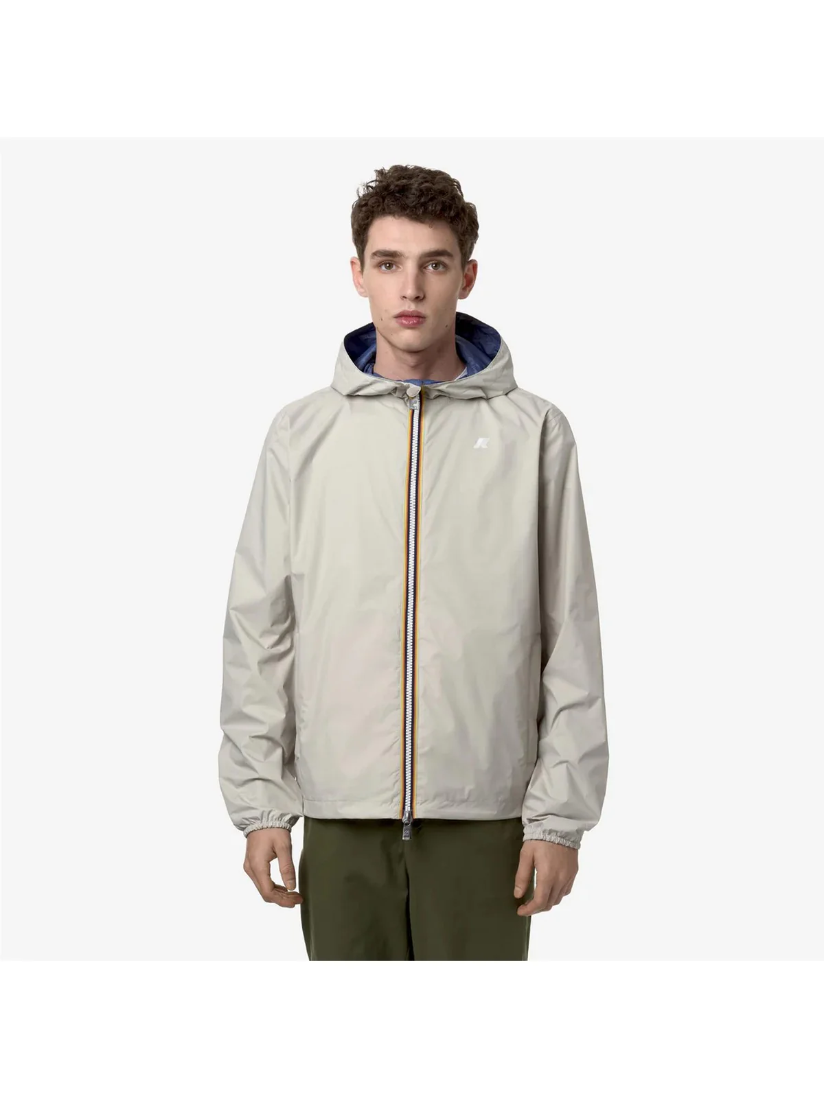 K-WAY Giubbino Uomo Jake Eco Plus Double K2124EW ANF Beige - Image 4