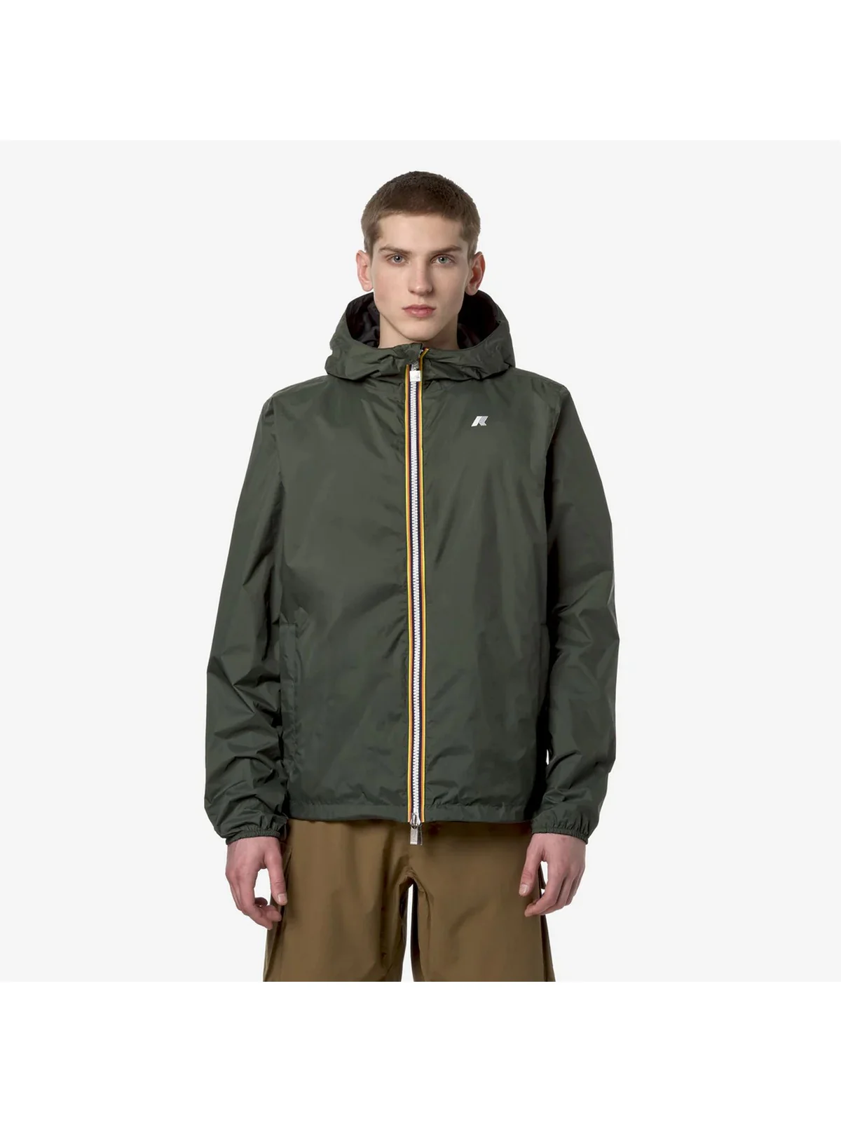 K-WAY Giubbino Uomo JAKE PLUS.2 DOUBLE K2124EW AGQ Verde - Image 3