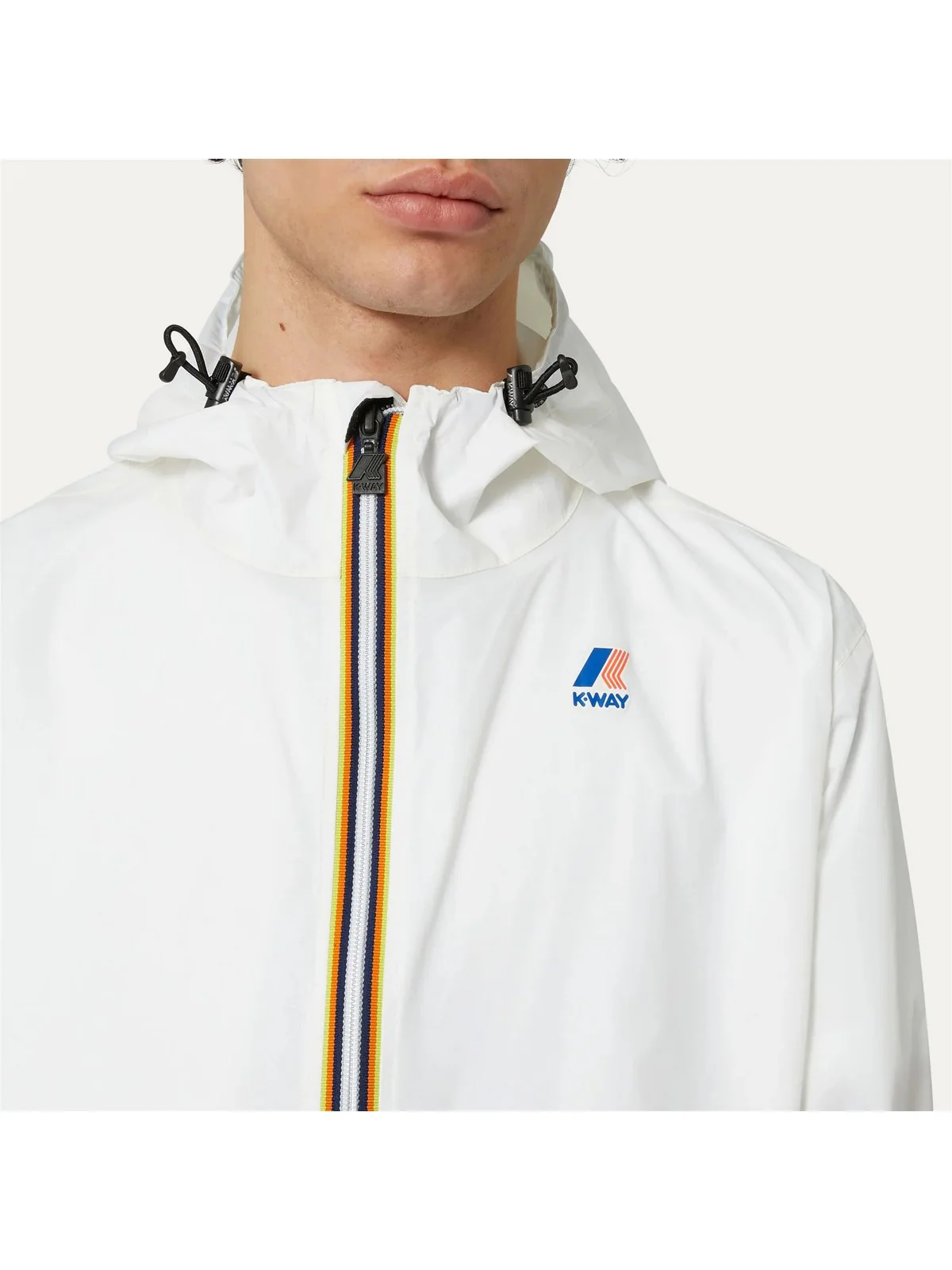 K-WAY Giubbino Uomo le vrai 3.0 claude K004BD0 001 Bianco - Image 4