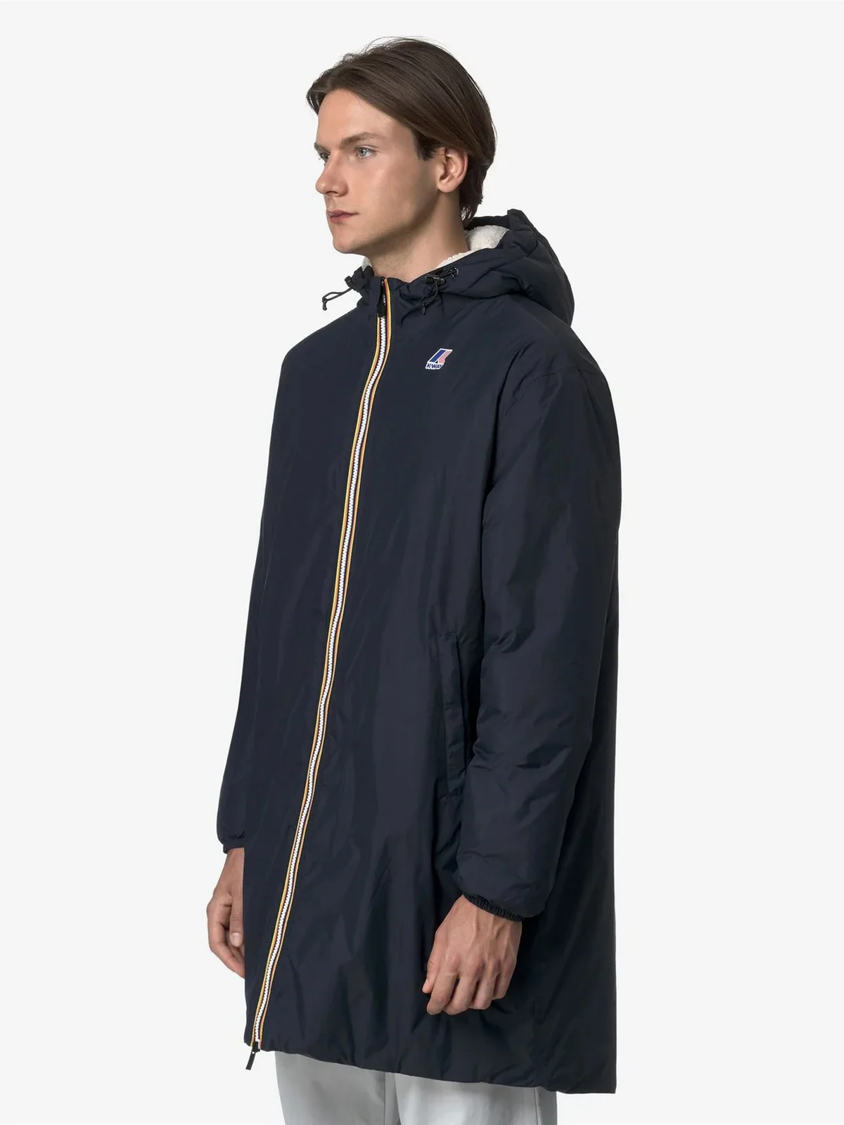 K-WAY Giubbino Uomo LE VRAI 4.0 EIFFEL EAST ORSETT K21516W K89 BLUE DEPTH - Image 3