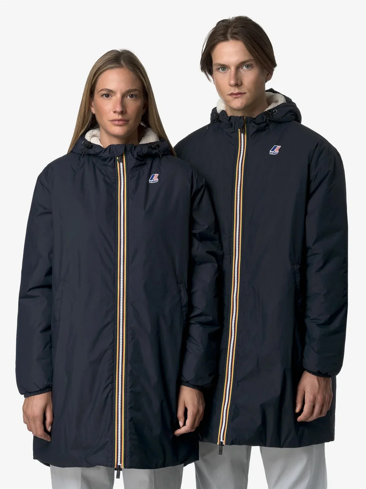 K-WAY Giubbino Uomo LE VRAI 4.0 EIFFEL EAST ORSETT K21516W K89 BLUE DEPTH - Image 5