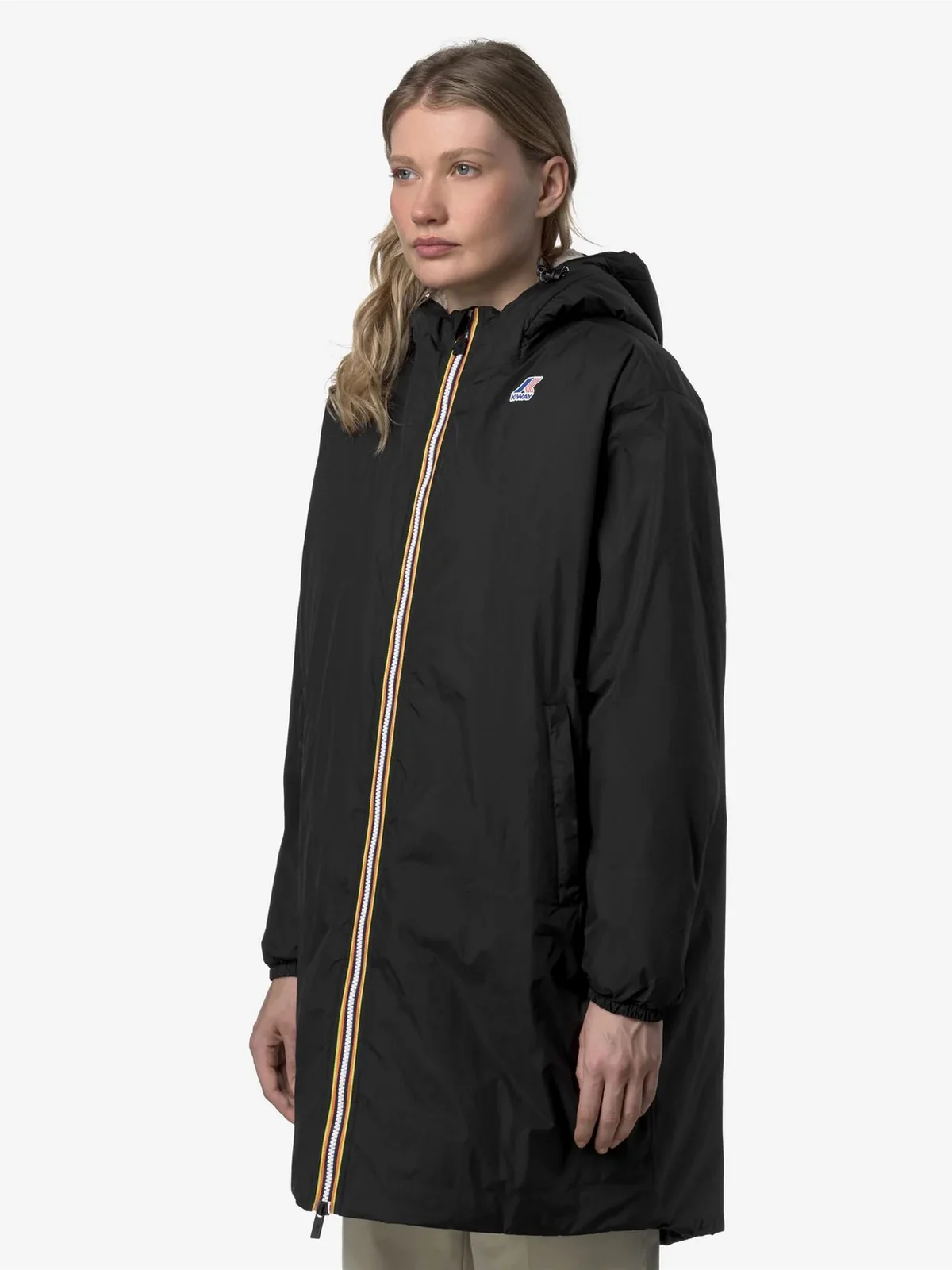 K-WAY Giubbino Uomo LE VRAI 4.0 EIFFEL EAST ORSETT K21516W USY BLACK PURE - Image 3