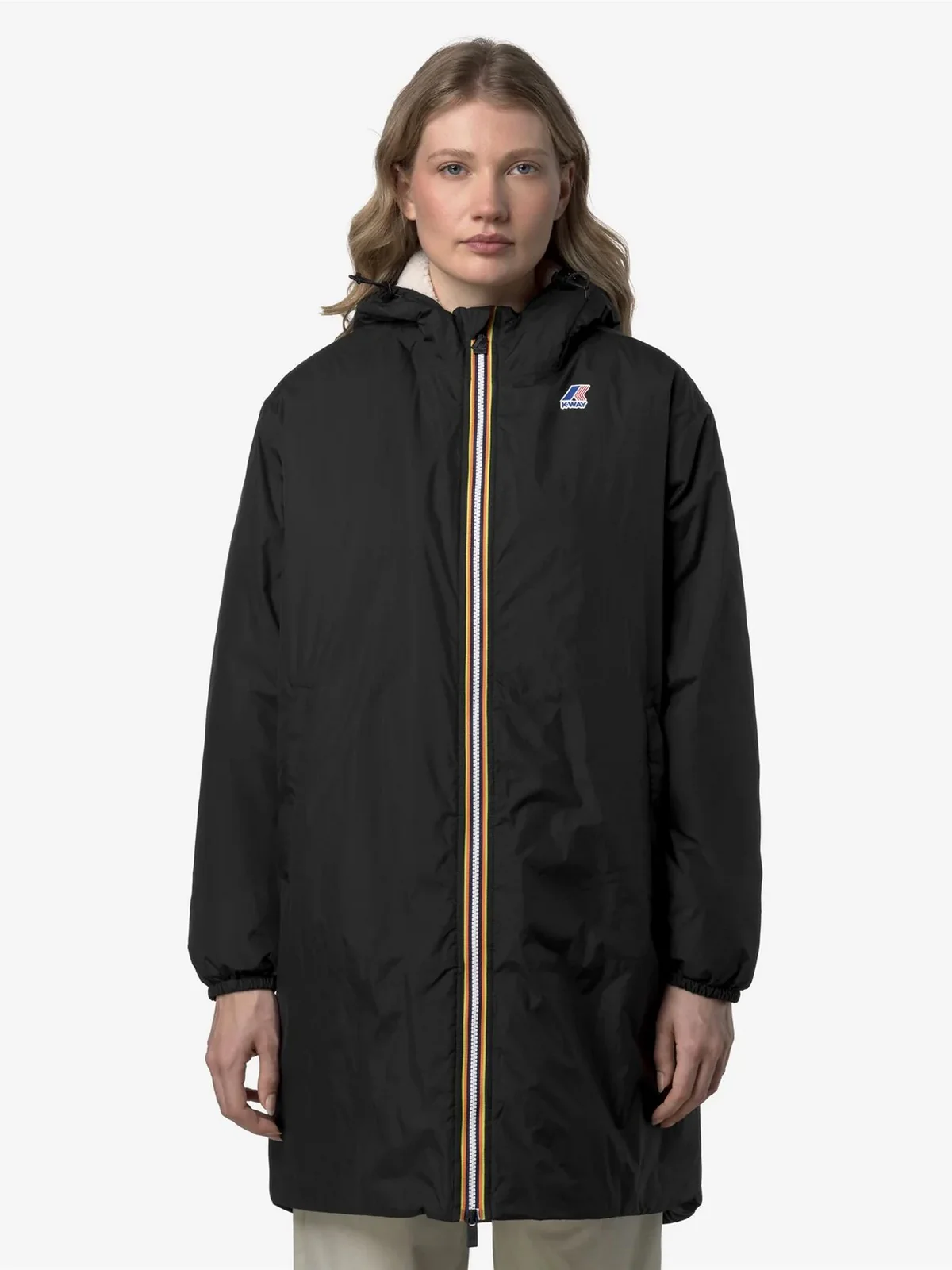 K-WAY Giubbino Uomo LE VRAI 4.0 EIFFEL EAST ORSETT K21516W USY BLACK PURE - Image 4
