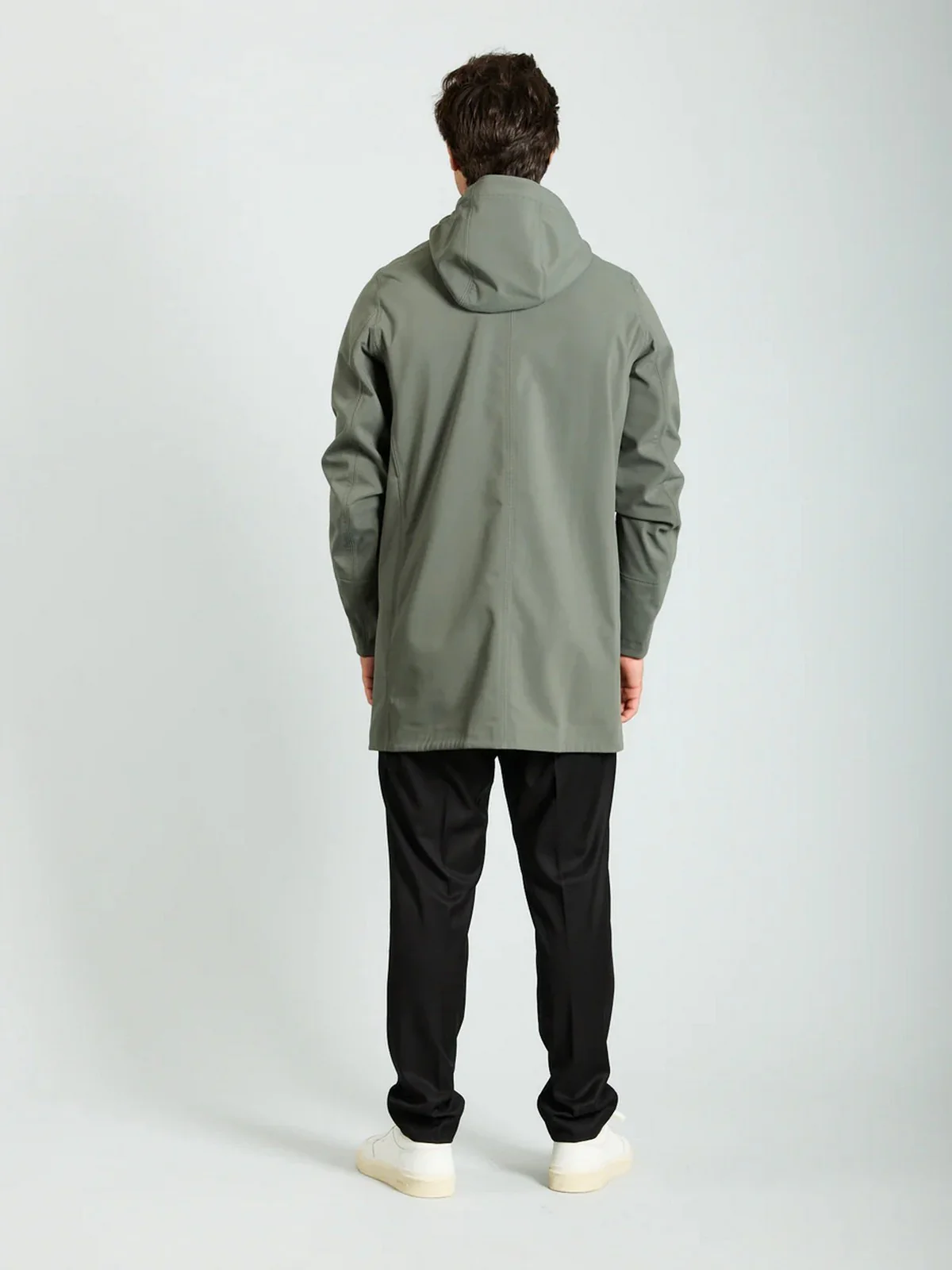 K-WAY Giubbino Uomo Marlyn bonded K7126UW AF0 GREEN BLACKISH  - BL - Image 4