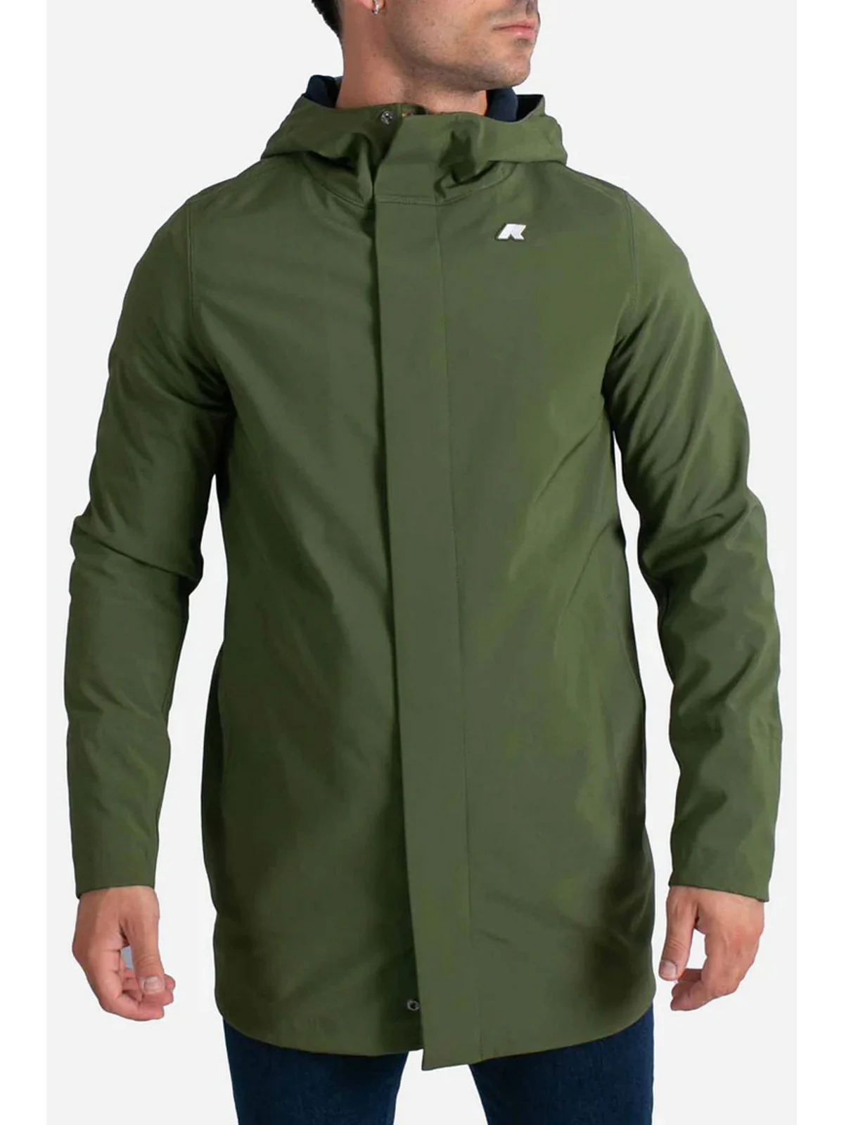 K-WAY Giubbino Uomo Marlyn bonded K7126UW AS9 Verde - Image 2