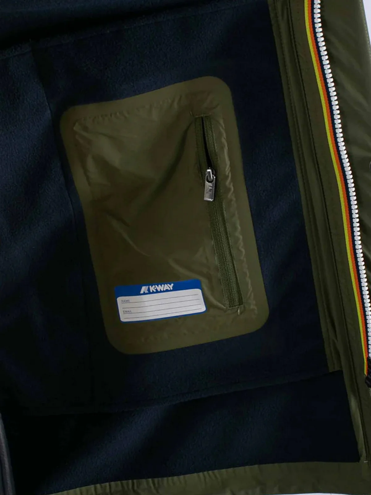 K-WAY Giubbino Uomo Marlyn bonded K7126UW AS9 Verde - Image 6