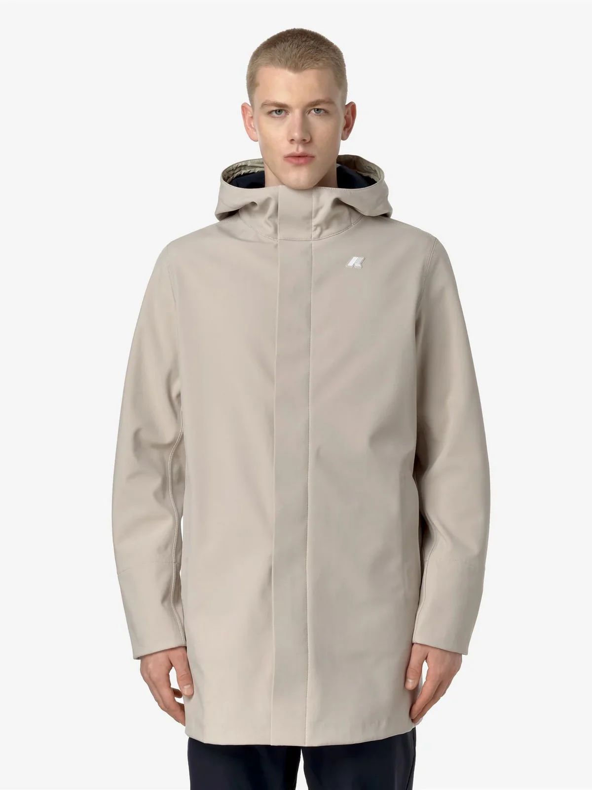 K-WAY Giubbino Uomo Marlyn bonded K7126UW ATC Beige - Image 2