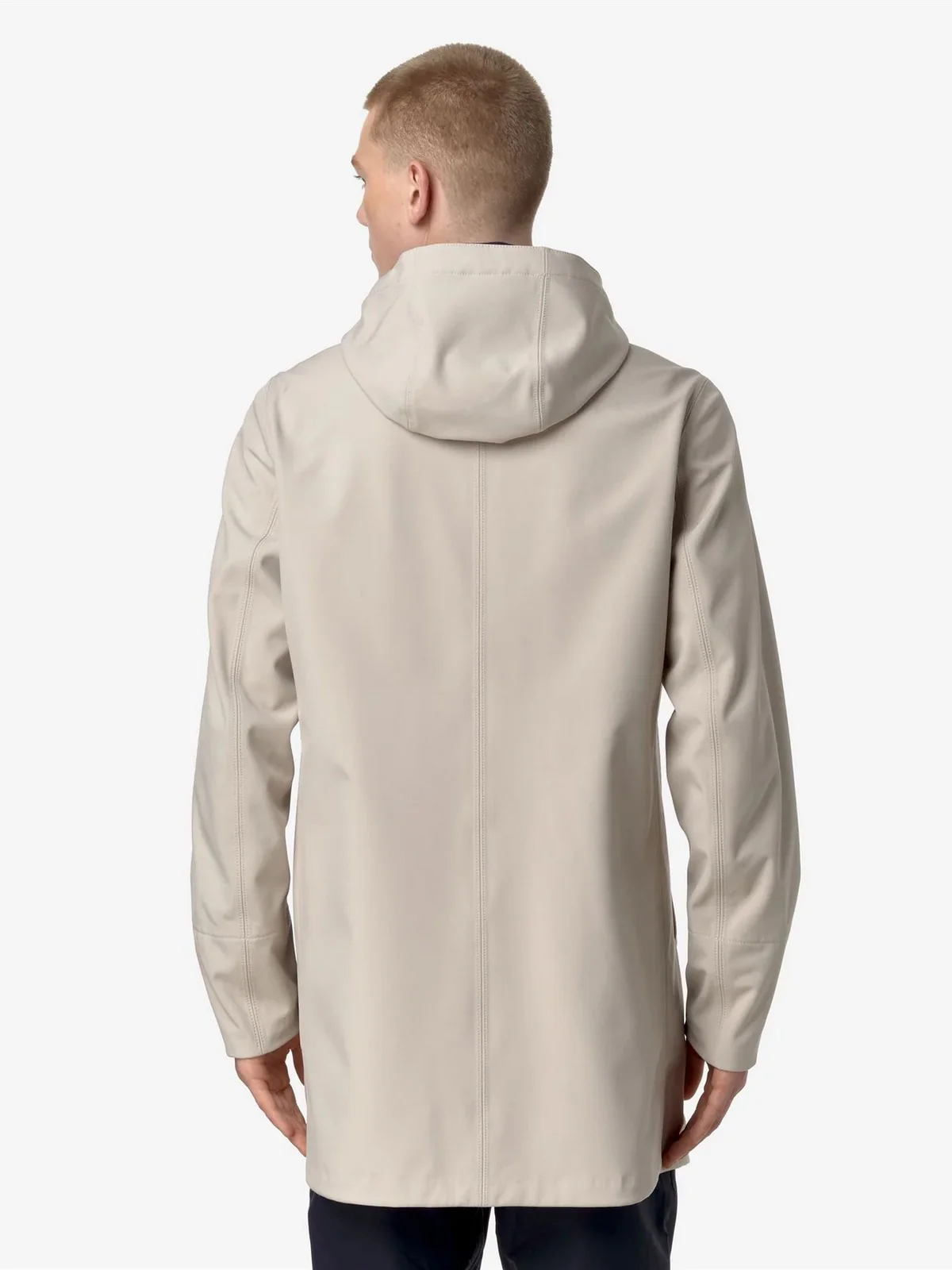 K-WAY Giubbino Uomo Marlyn bonded K7126UW ATC Beige - Image 4