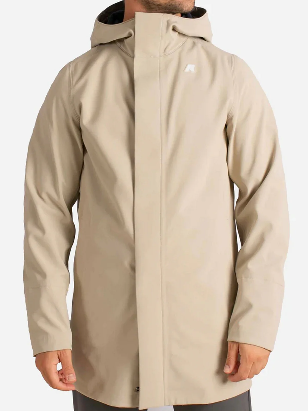 K-WAY Giubbino Uomo Marlyn bonded K7126UW B2A Beige Cashmere - Blu - Image 2