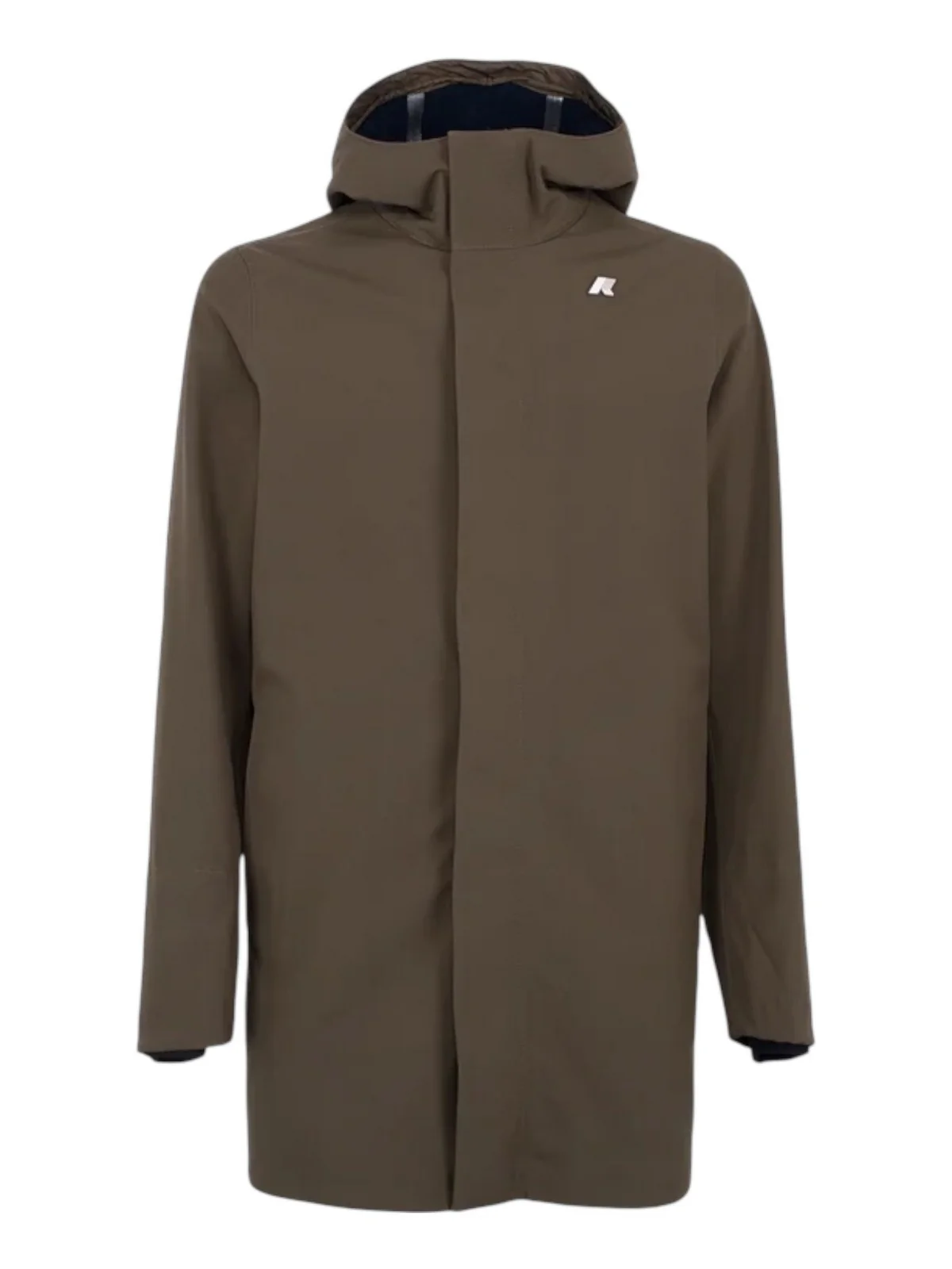 K-WAY Giubbino Uomo Marlyn bonded K7126UW B3A Black Olive - Blue D