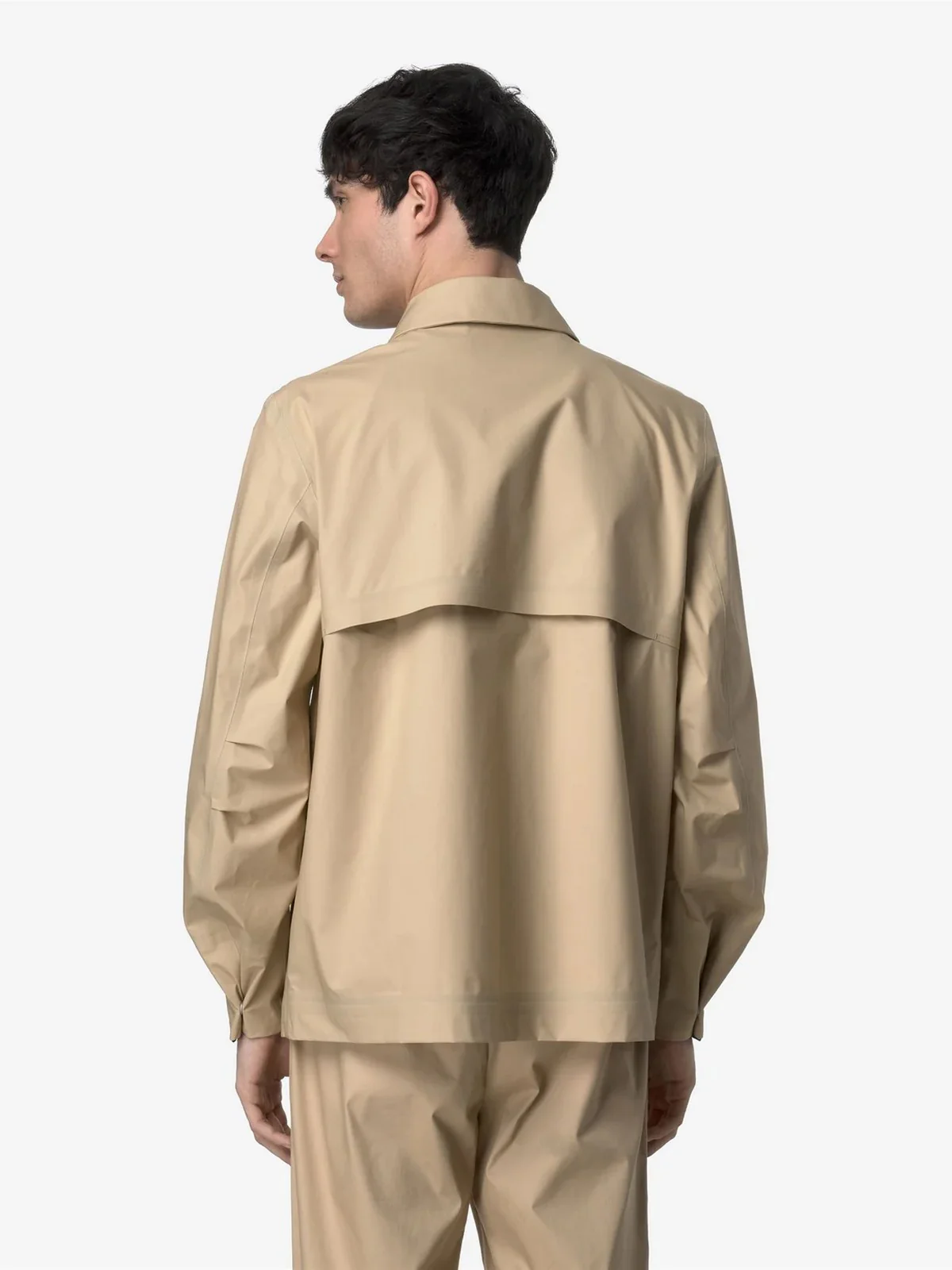 K-WAY Giubbino Uomo ORION 3L POPLIN K7127UW AZI Beige - Image 6