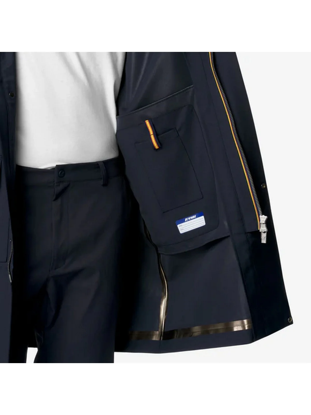 K-WAY Giubbino Uomo POIROL TECH WOOL BLEND K51368W AR0 Blu - Image 4