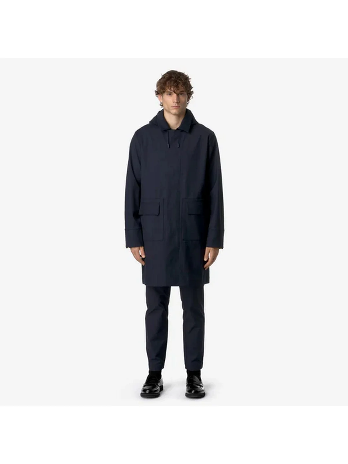 K-WAY Giubbino Uomo POIROL TECH WOOL BLEND K51368W AR0 Blu - Image 5