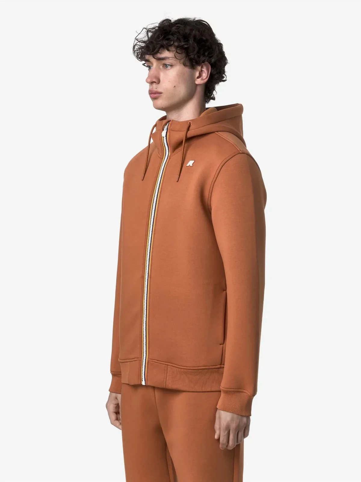 K-WAY Giubbino Uomo Rainer spacer K2141DW WGG Orange Adobe - Image 4