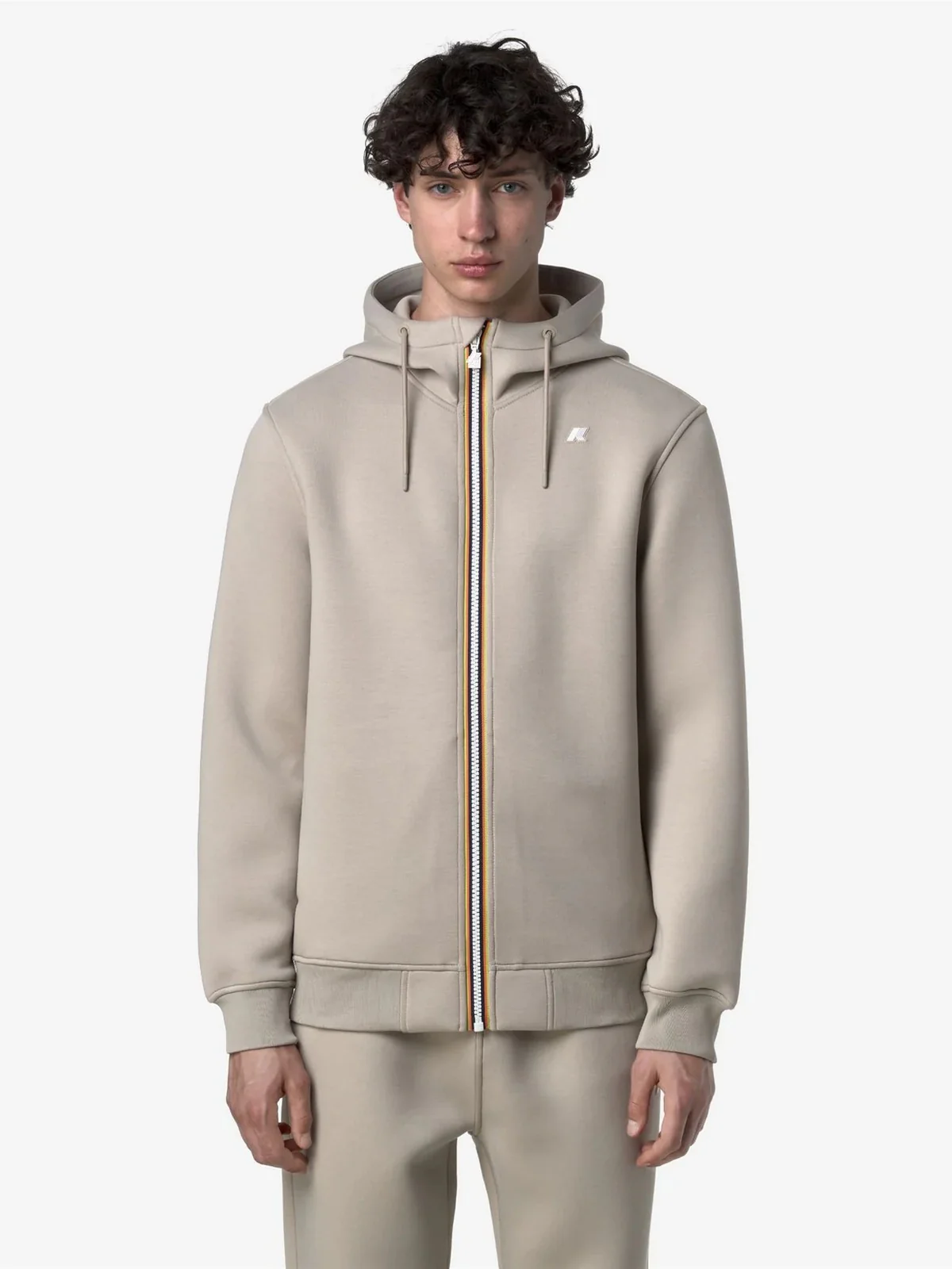 K-WAY Giubbino Uomo Rainer spacer K2141DW XP2 Beige Cashmere - Image 5