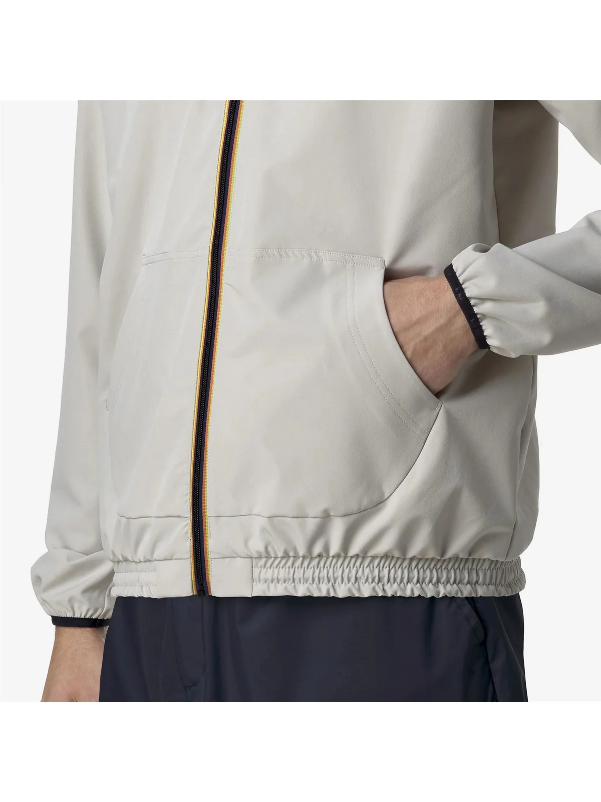 K-WAY Giubbino Uomo SIA K8138RW 634 BEIGE LT - Image 5