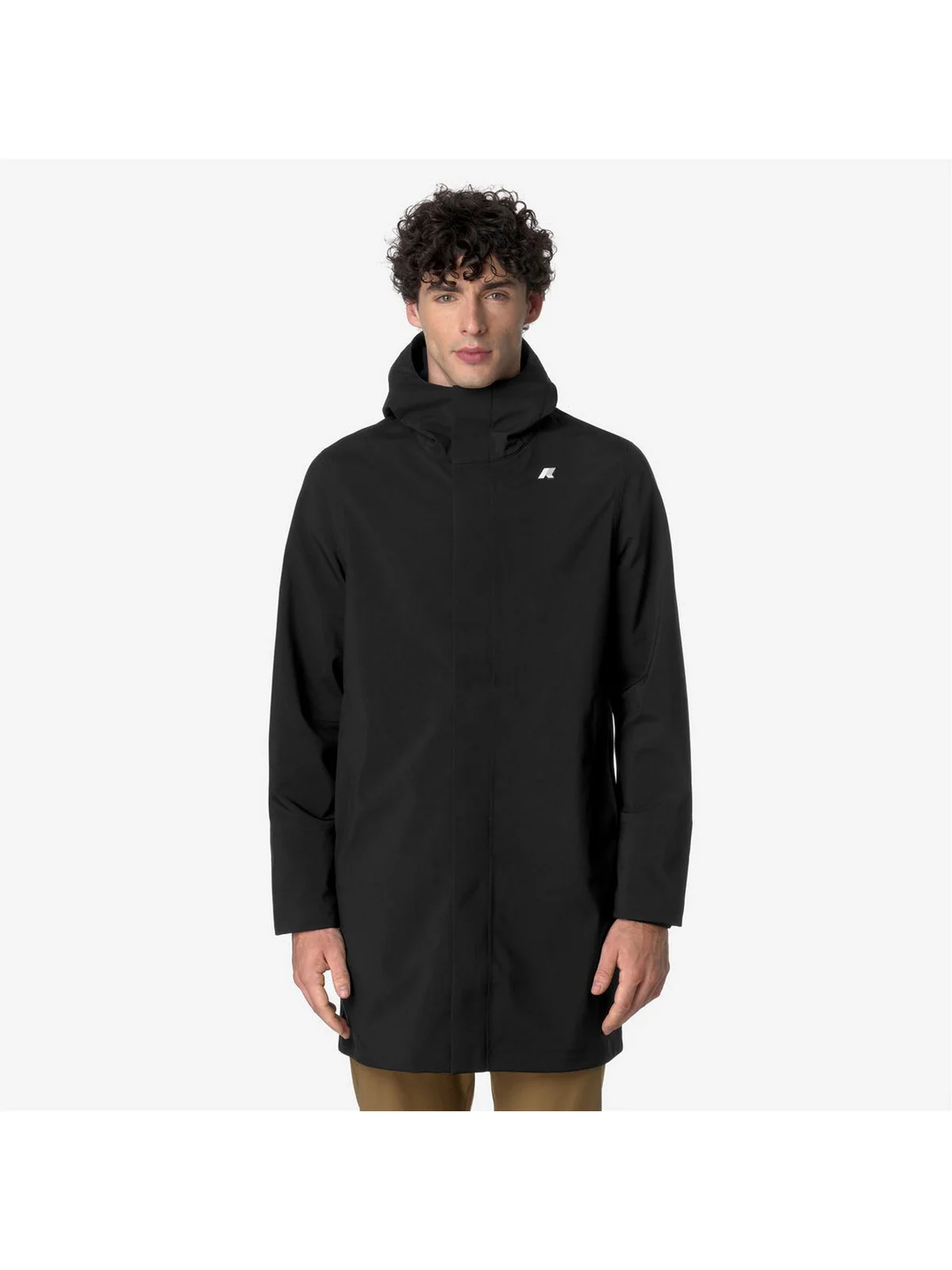 K-WAY Giubbino Uomo Thomas bonded K7126WW A3C BLACK-BLUE DEPTH - Image 5