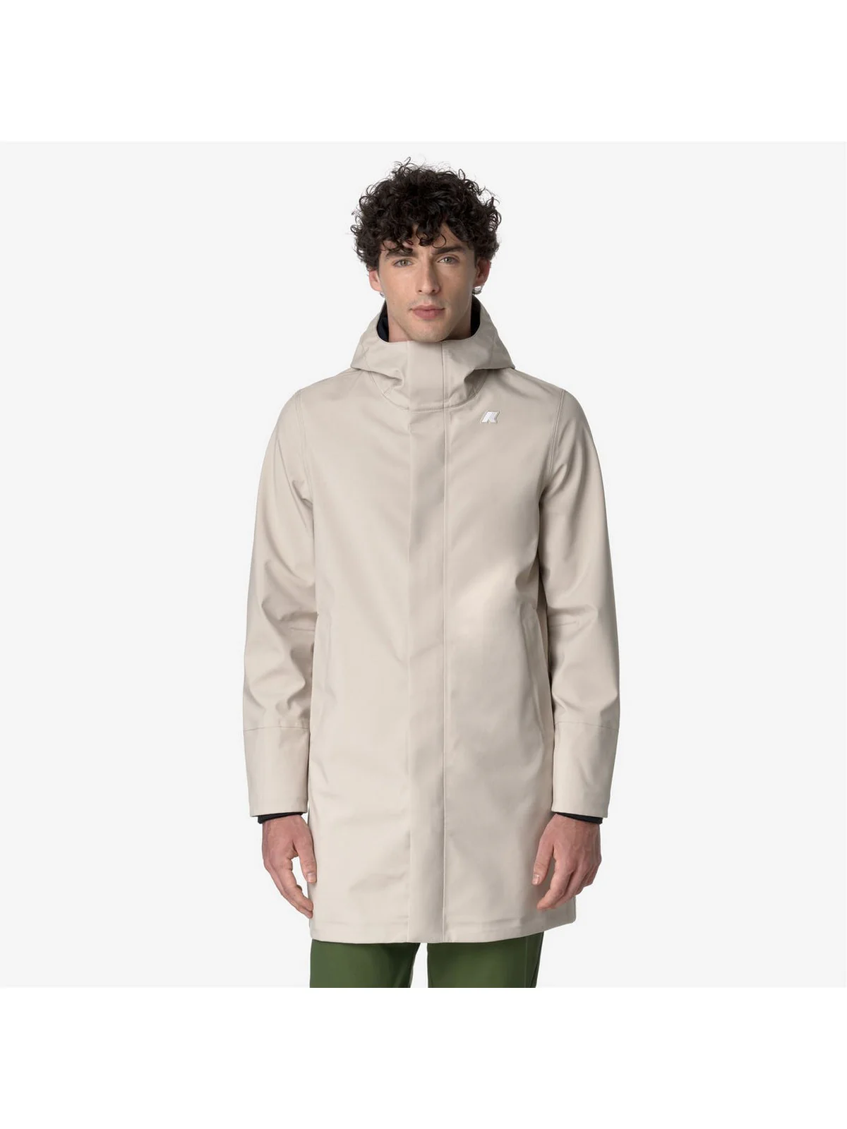 K-WAY Giubbino Uomo Thomas bonded K7126WW ATC Beige - Image 4