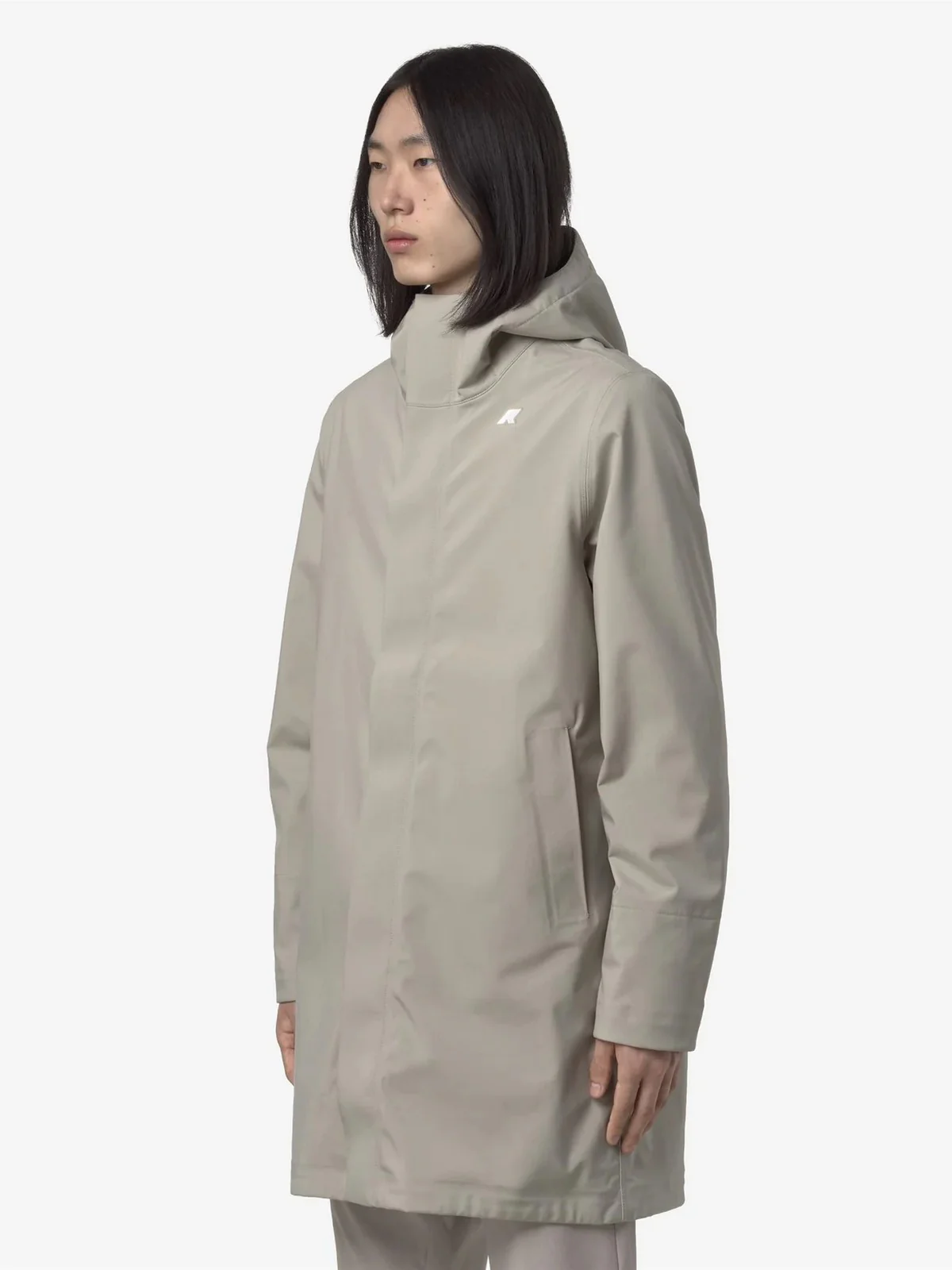K-WAY Giubbino Uomo Thomas bonded K7126WW B2A Beige Cashmere - Blu - Image 3