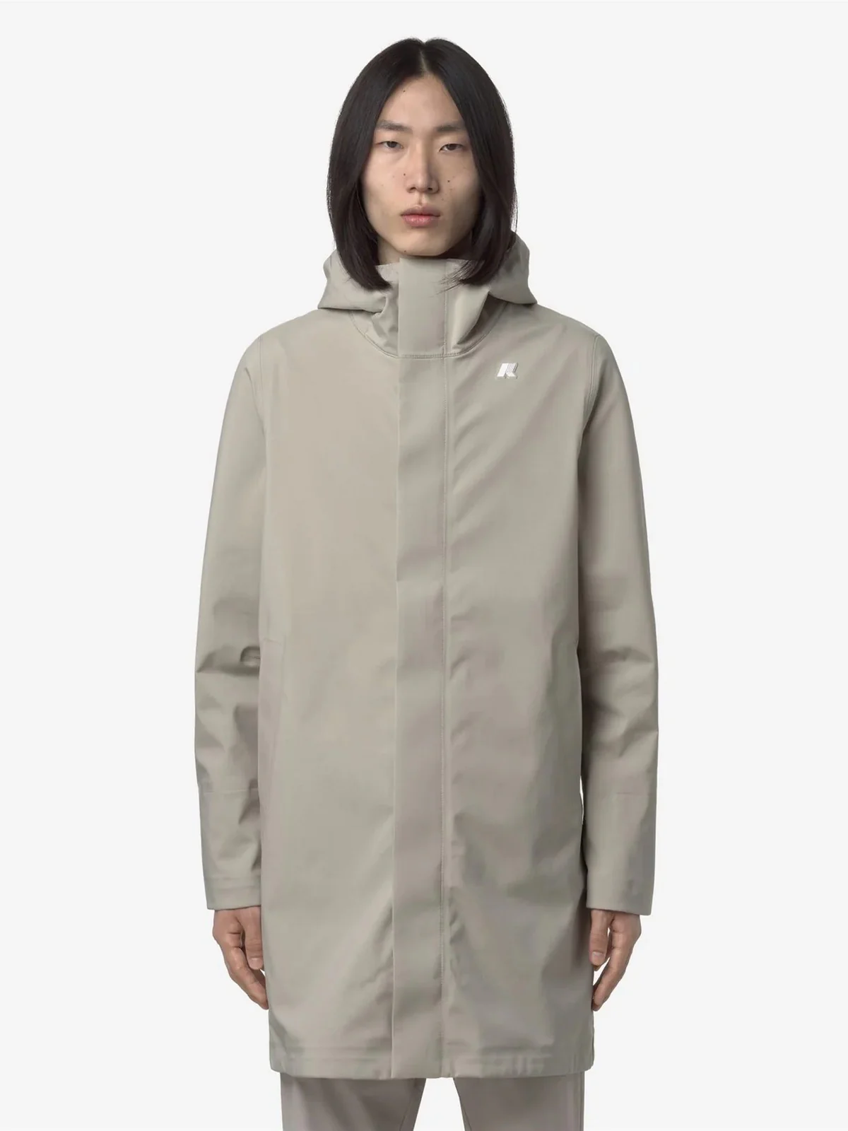 K-WAY Giubbino Uomo Thomas bonded K7126WW B2A Beige Cashmere - Blu - Image 4