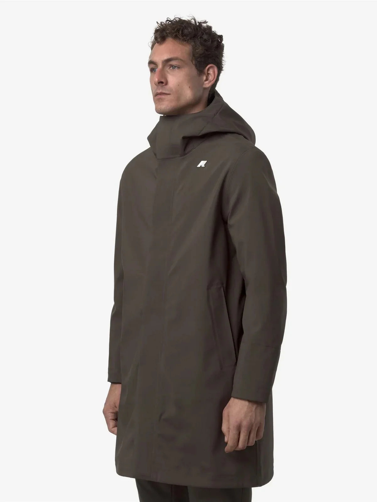 K-WAY Giubbino Uomo Thomas bonded K7126WW B3A Black Olive - Blue D - Image 3