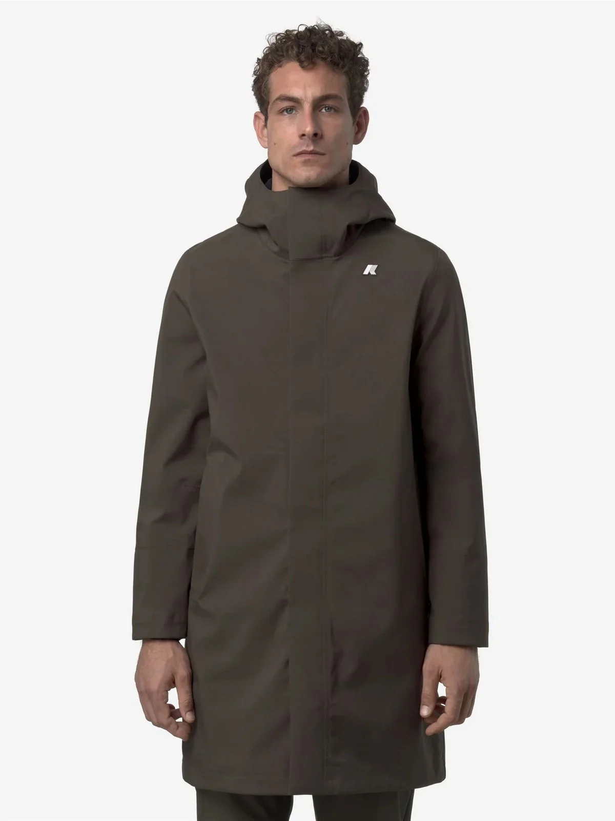 K-WAY Giubbino Uomo Thomas bonded K7126WW B3A Black Olive - Blue D - Image 4