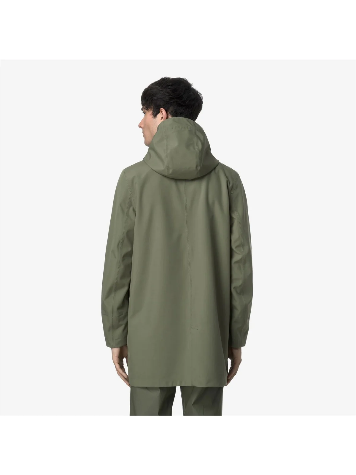 K-WAY Giubbino Uomo Tommy bonded jersey K5126SW V15 Green Lichen - Image 2