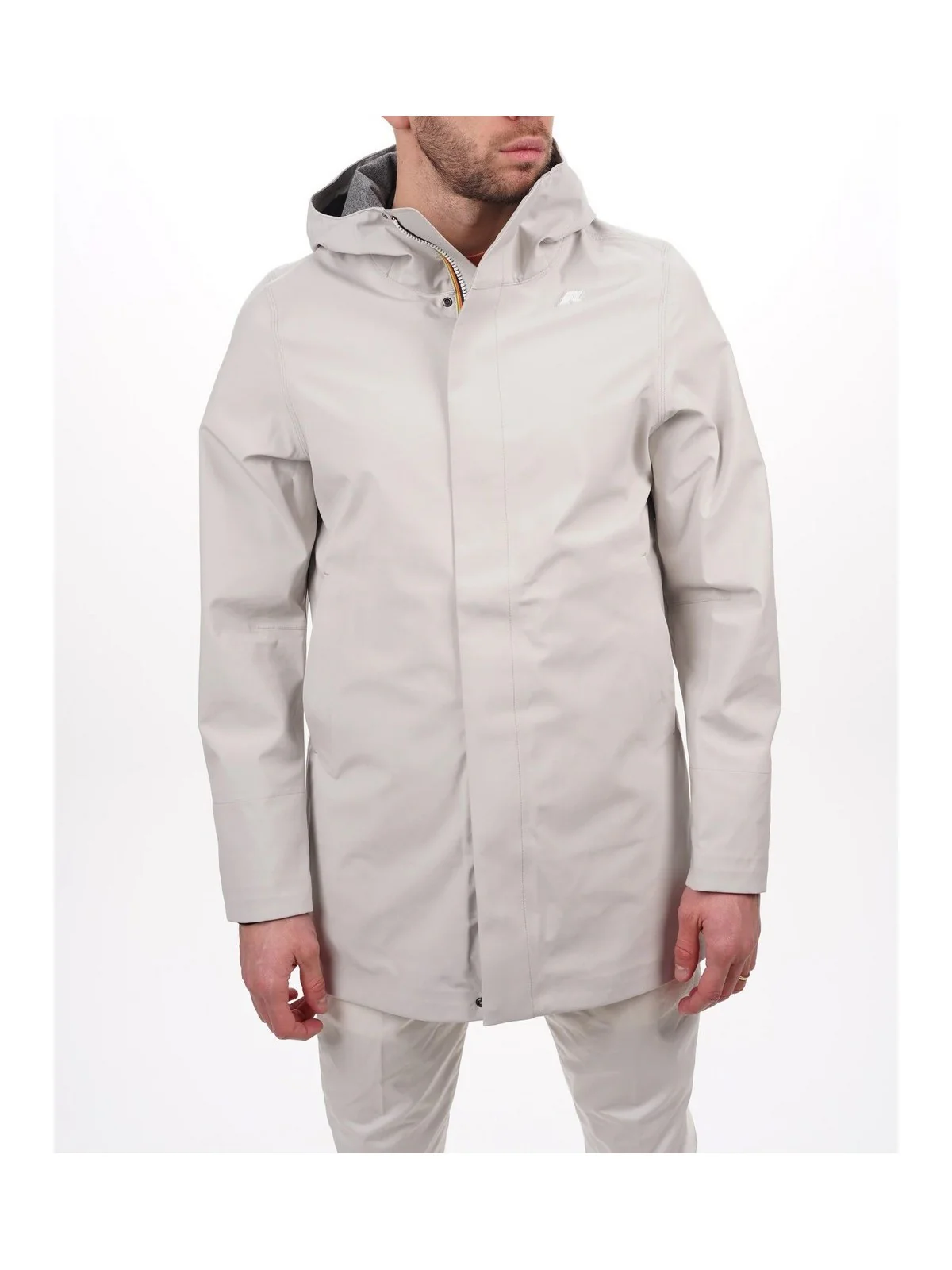 K-WAY Giubbino Uomo Tommy Bonded Jersey V K5126SW 634 Beige - Image 2