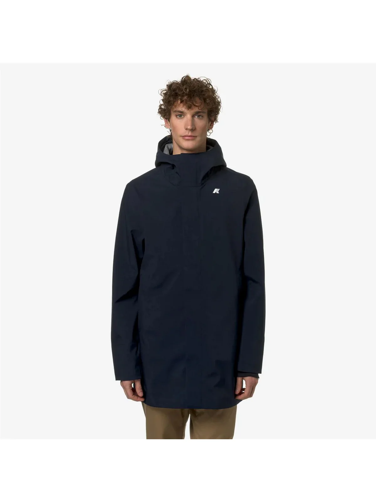 K-WAY Giubbino Uomo Tommy Bonded Jersey V K5126SW K89 BLUE DEPTH - Image 2