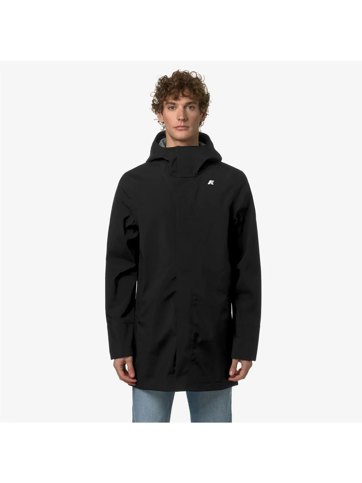 K-WAY Giubbino Uomo Tommy Bonded Jersey V K5126SW USY Nero - Image 2