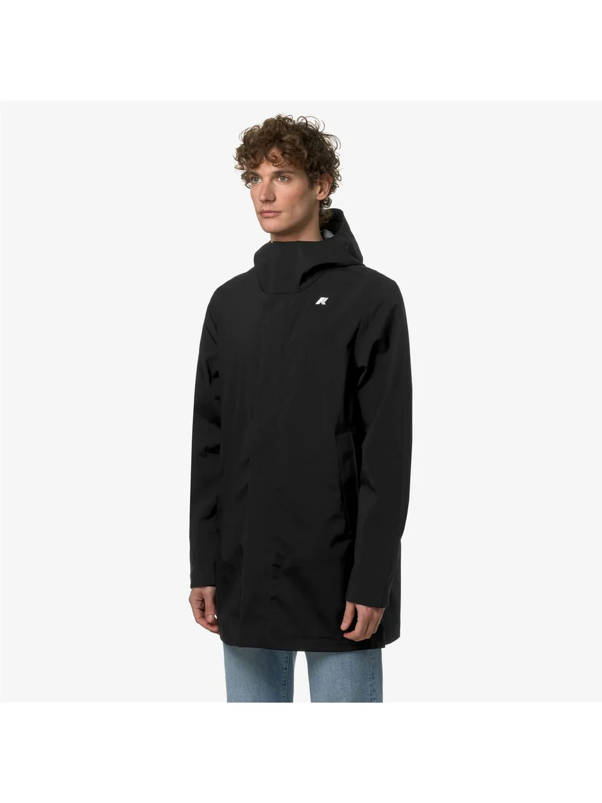 K-WAY Giubbino Uomo Tommy Bonded Jersey V K5126SW USY Nero - Image 4