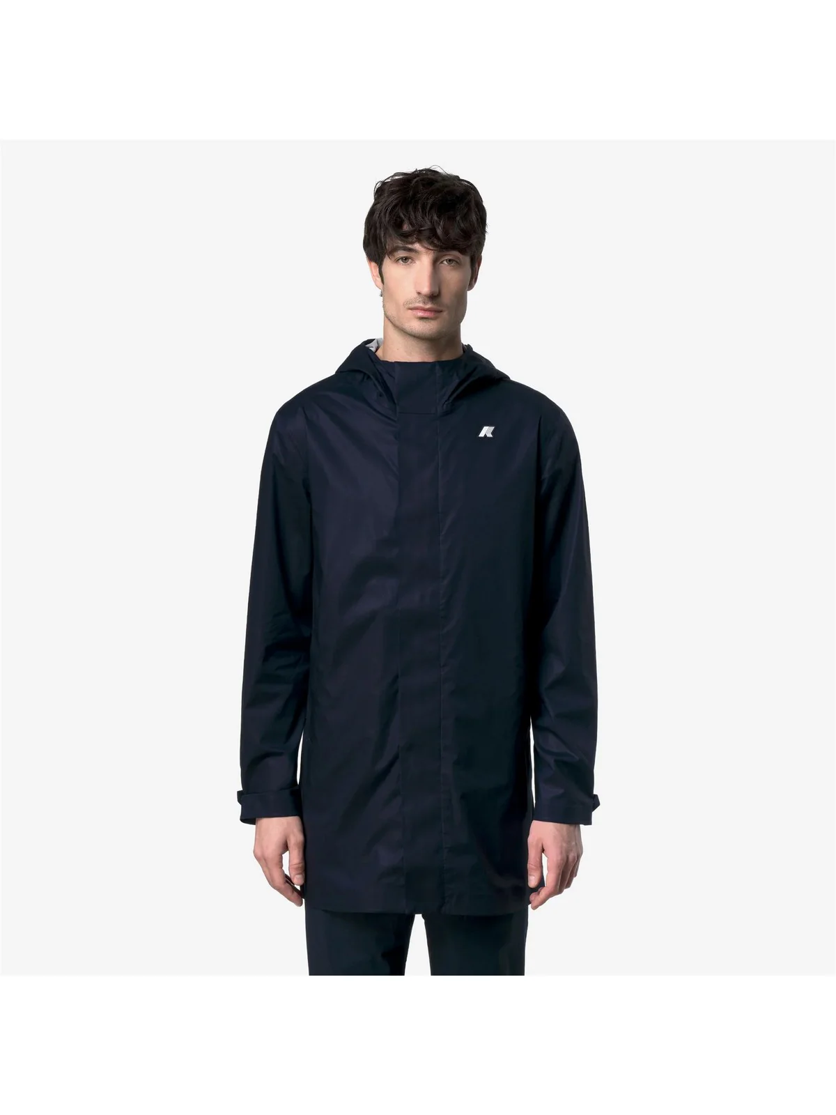 K-WAY Giubbino Uomo TOMMY COTTON 3LAYERS K1122TW K89 BLUE DEPTH - Image 4