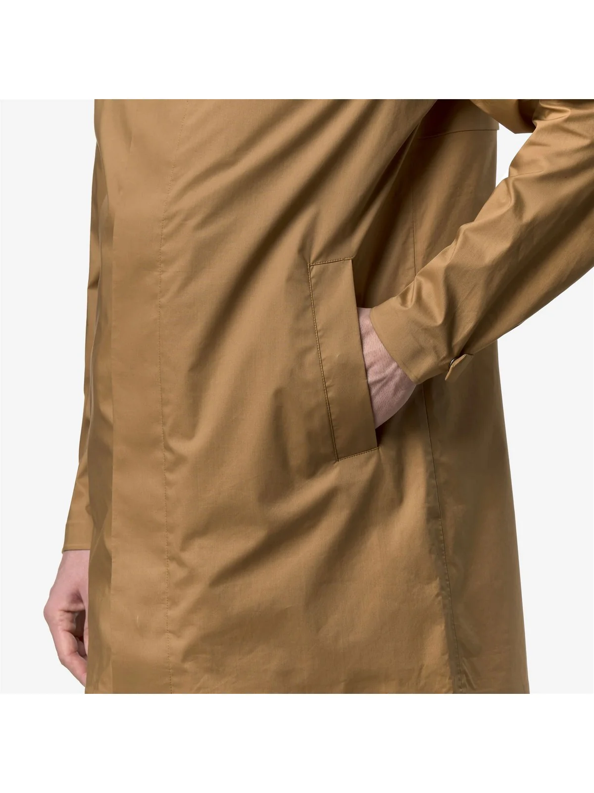 K-WAY Giubbino Uomo TOMMY COTTON 3LAYERS K1122TW V04 Brown Bistre - Image 5