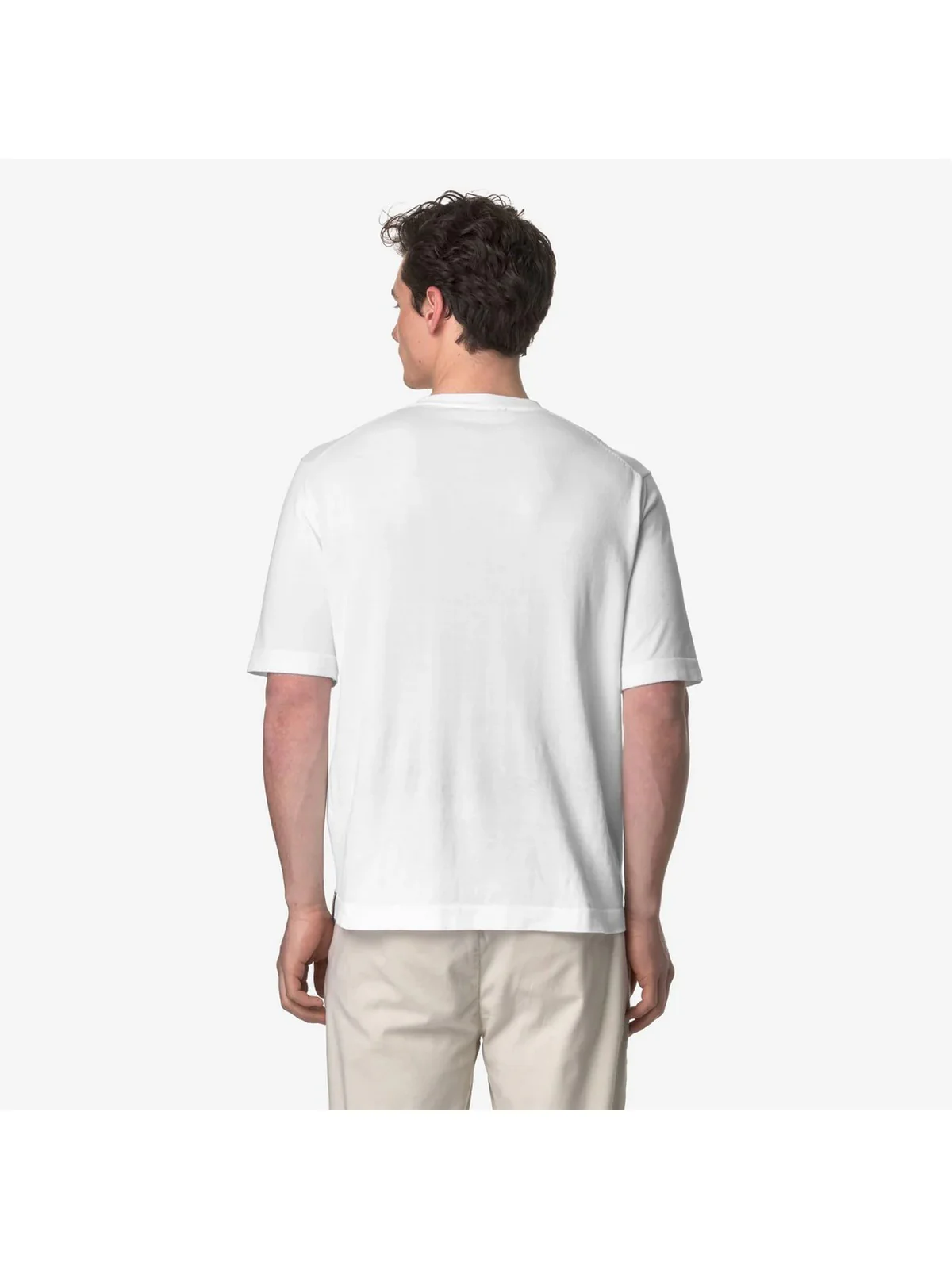 K-WAY Maglia Uomo Combe K4126SW 001 WHITE - Image 3