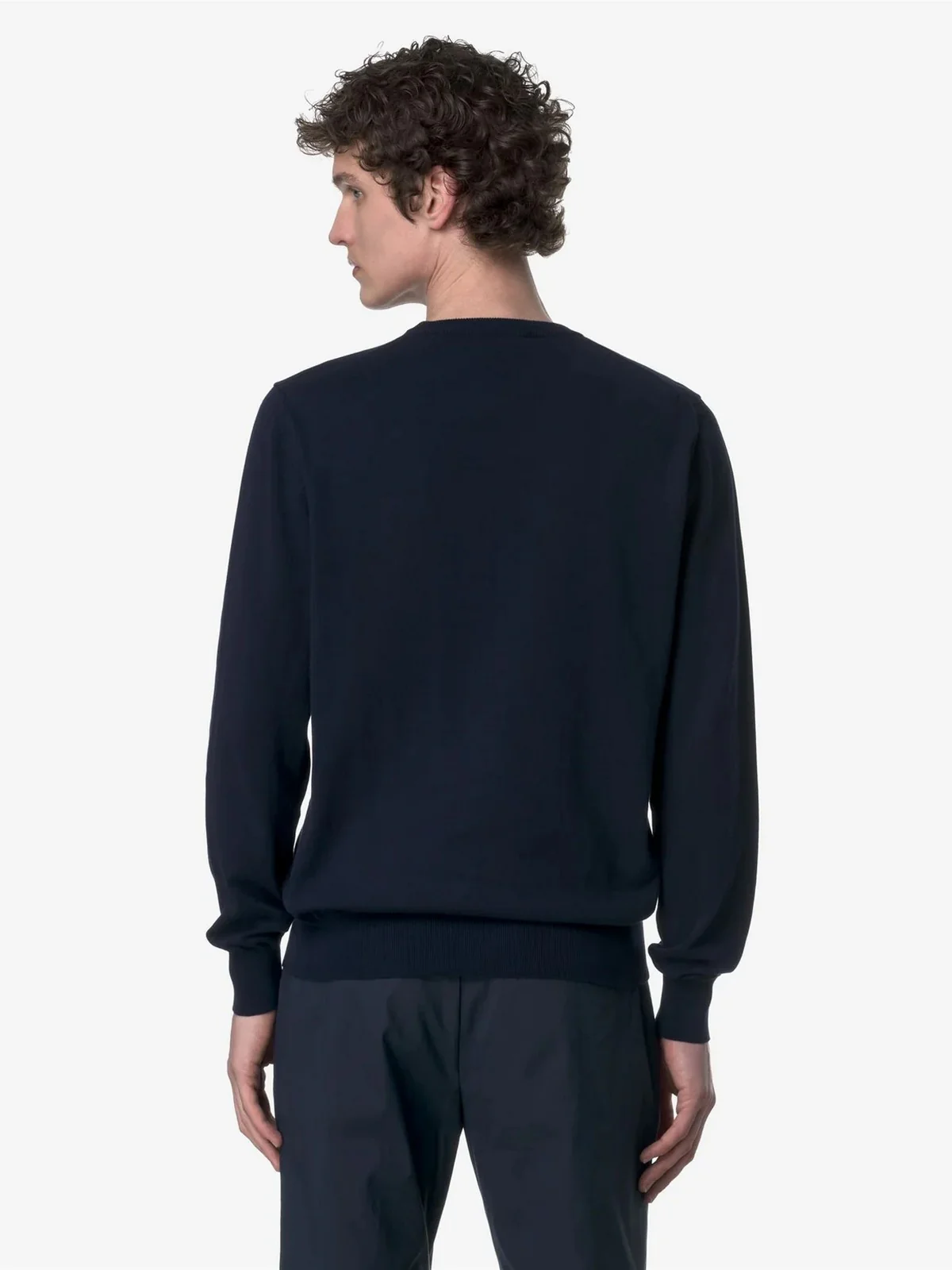 K-WAY Maglia Uomo Sebastien Cotton Ps K4122YW K89 BLUE DEPTH - Image 10