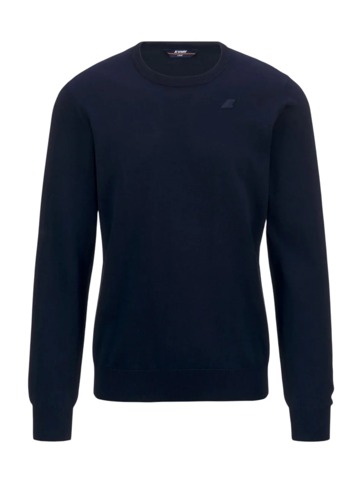 K-WAY Maglia Uomo Sebastien Cotton Ps K4122YW K89 BLUE DEPTH - Image 6