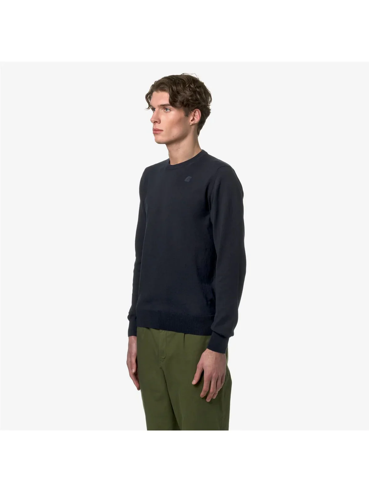 K-WAY Maglia Uomo Sebastien Cotton Ps K8122SW K89 Blu - Image 2