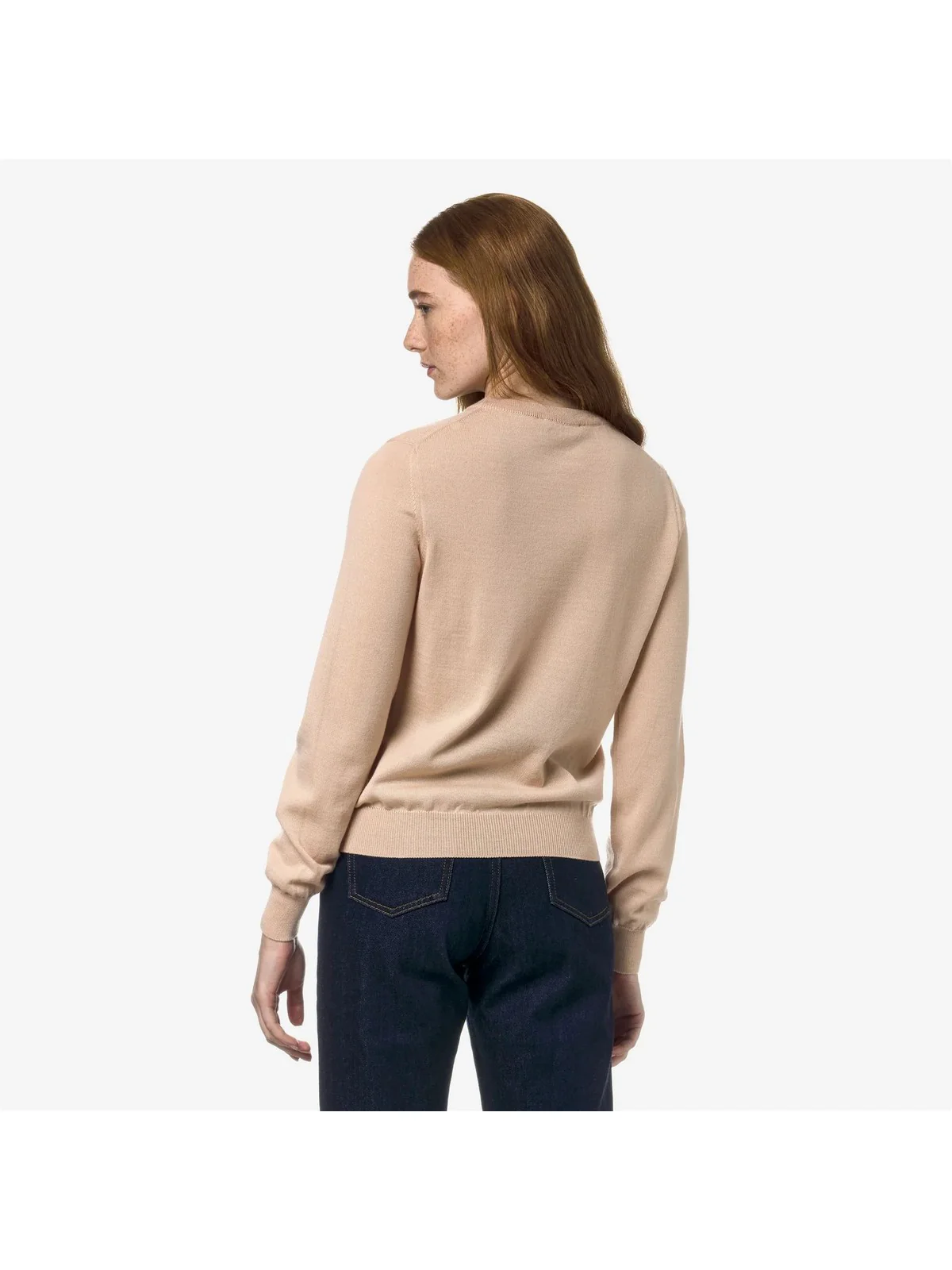 K-WAY Maglione Donna Abbi merino K2117HW W6R Rosa - Image 3