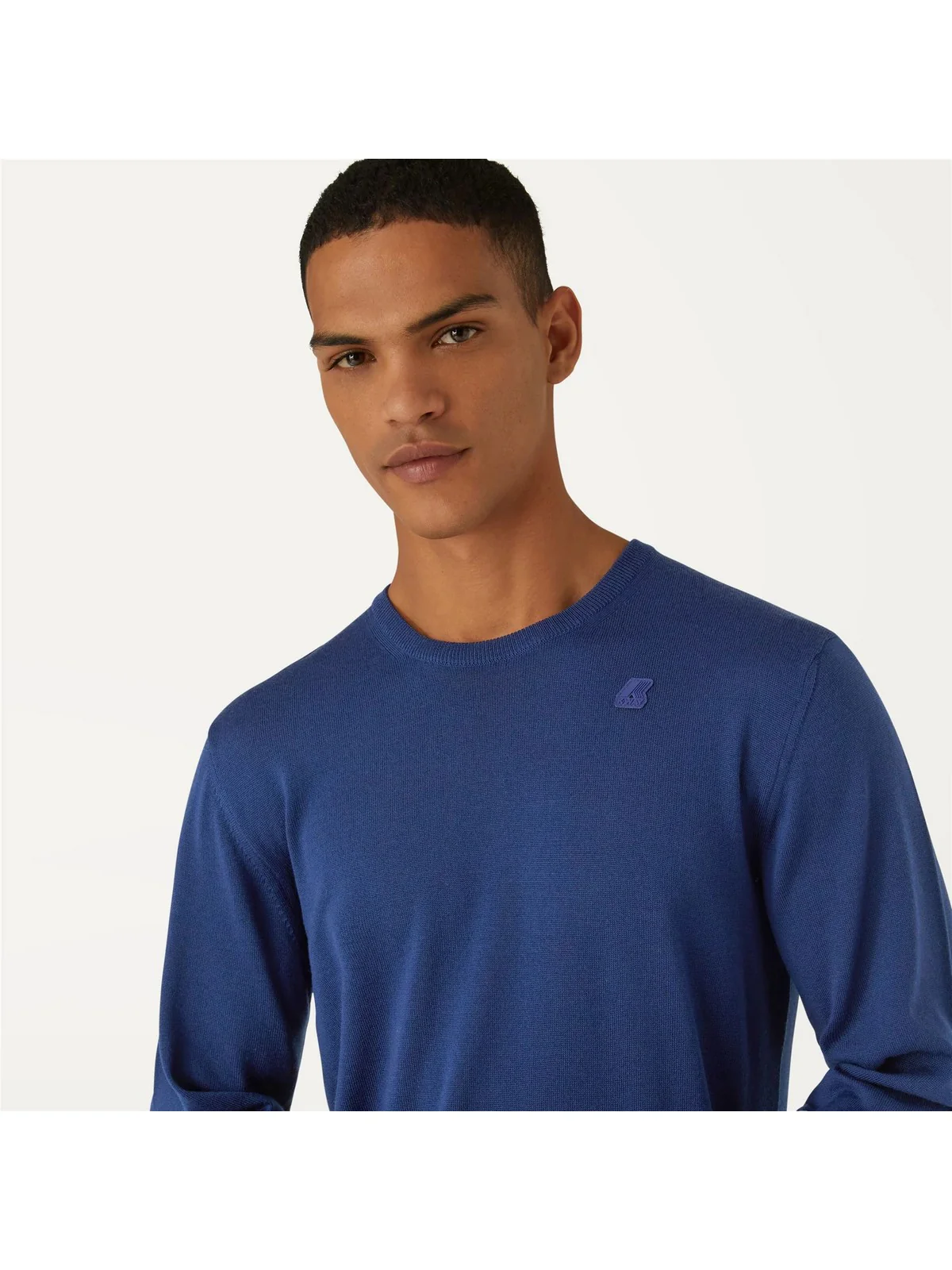 K-WAY Maglione Uomo Sebastien merino K6113BW 777 Blu - Image 4